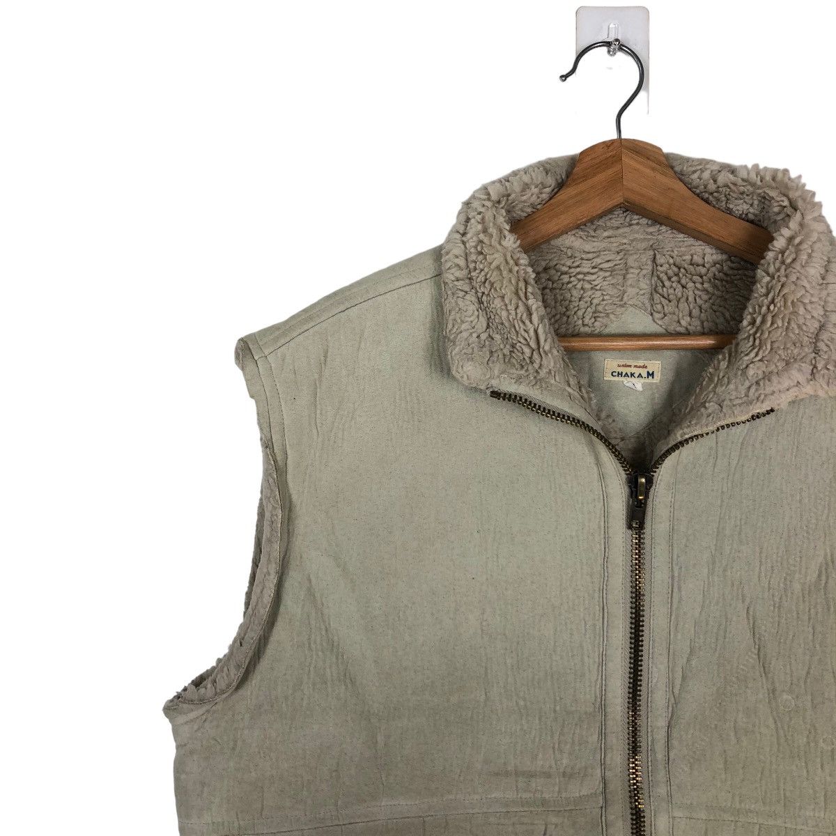 Japanese Brand 🔥VINTAGE TANK TOP MINK FUR LINING CHAKAM JAPAN ISSEY MIYAKE Size US M / EU 48-50 / 2 - 7 Thumbnail