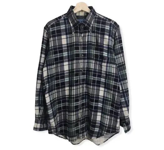 Edwin Japanese Brand Edwin Plaid Tartan Flannel Shirt Size US L / EU 52-54 / 3 - 1 Thumbnail