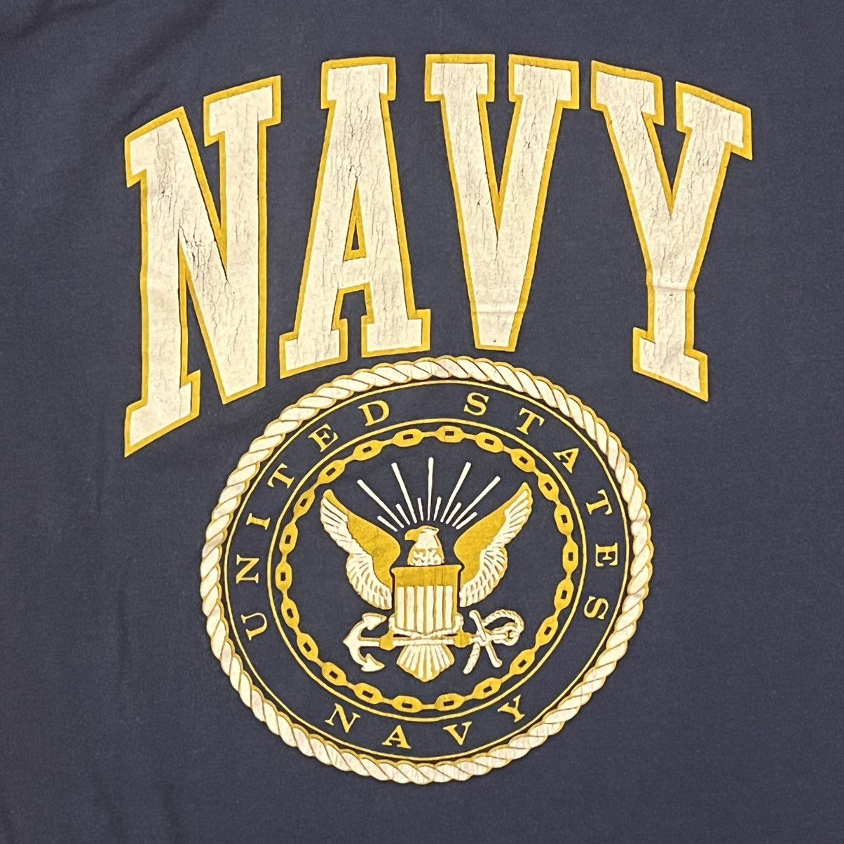 Vintage Vintage United States Navy Artex Navy Blue Medium T Shirt Size US M / EU 48-50 / 2 - 3 Thumbnail