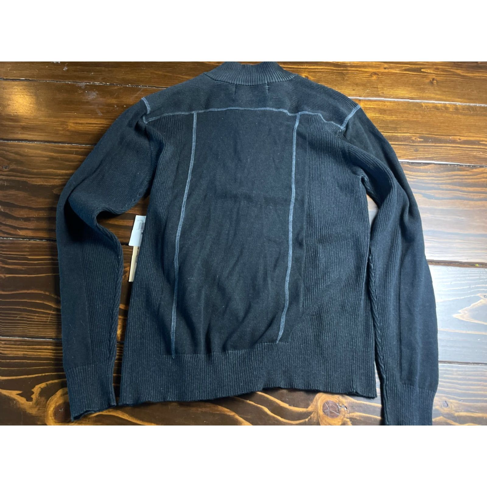 Vintage VINTAGE 1897 American Lifestyle Sweater Mens XL Black Full Zip NWT Size US XL / EU 56 / 4 - 2 Thumbnail