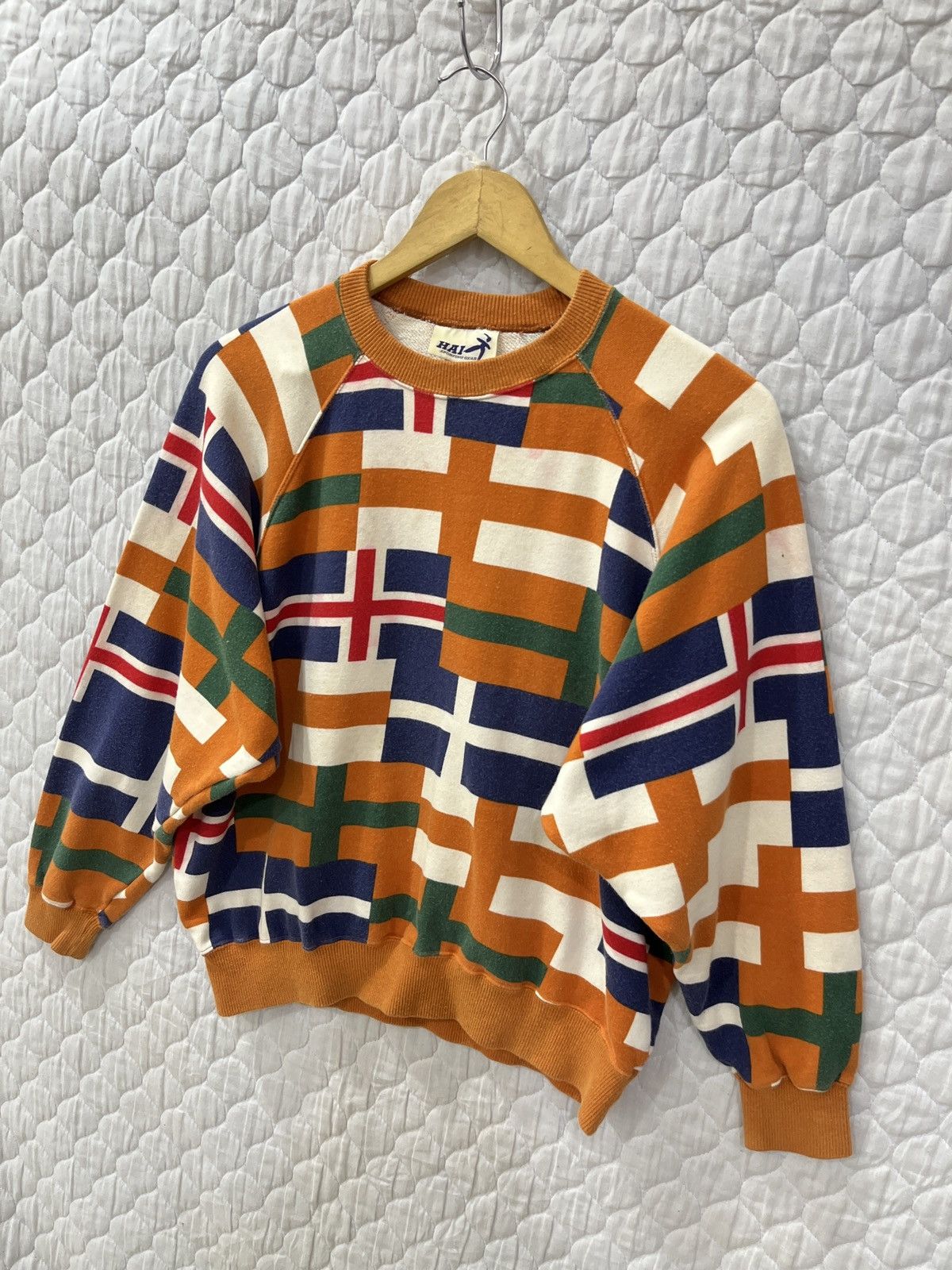 Issey Miyake (Xxxx)🔥🔥HYPE ISSEY MIYAKE HAI SPORTING GEAR CROSS FLAG Size M / US 6-8 / IT 42-44 - 2 Thumbnail