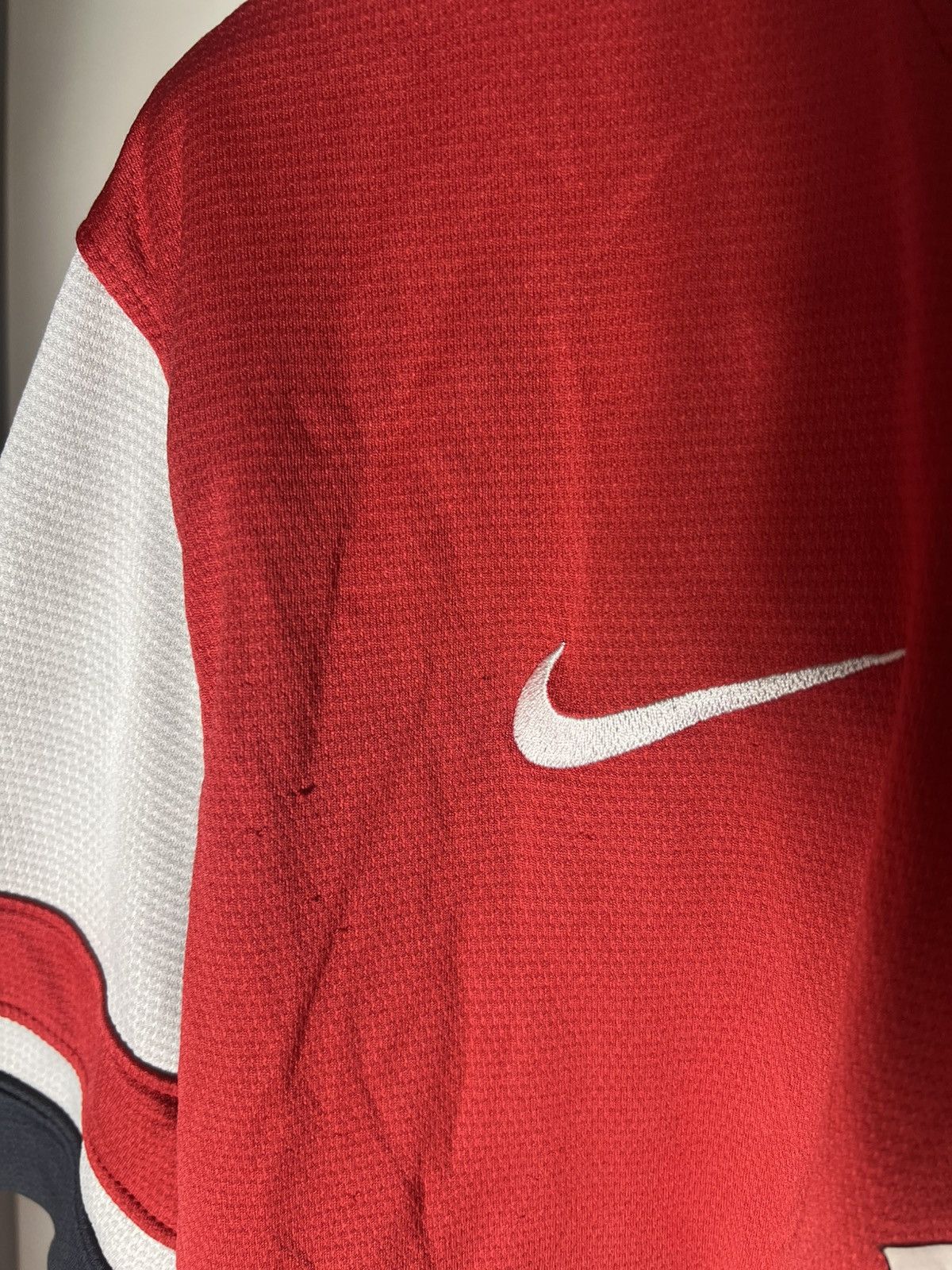 Vintage VERY RARE NIKE FC ARSENAL LONDON ENGLAND SOCCER JERSEY 90s Size US L / EU 52-54 / 3 - 6 Thumbnail