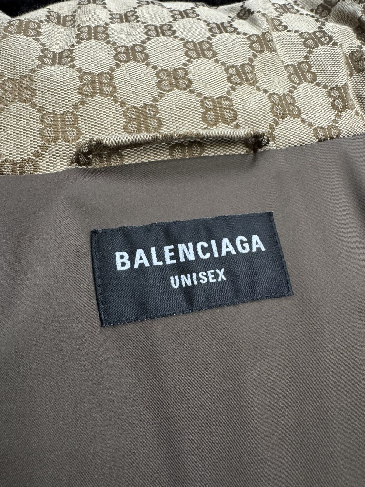 Balenciaga × Gucci Balenciaga x Gucci Monogram Puffer Jacket Size US XL / EU 56 / 4 - 11 Thumbnail