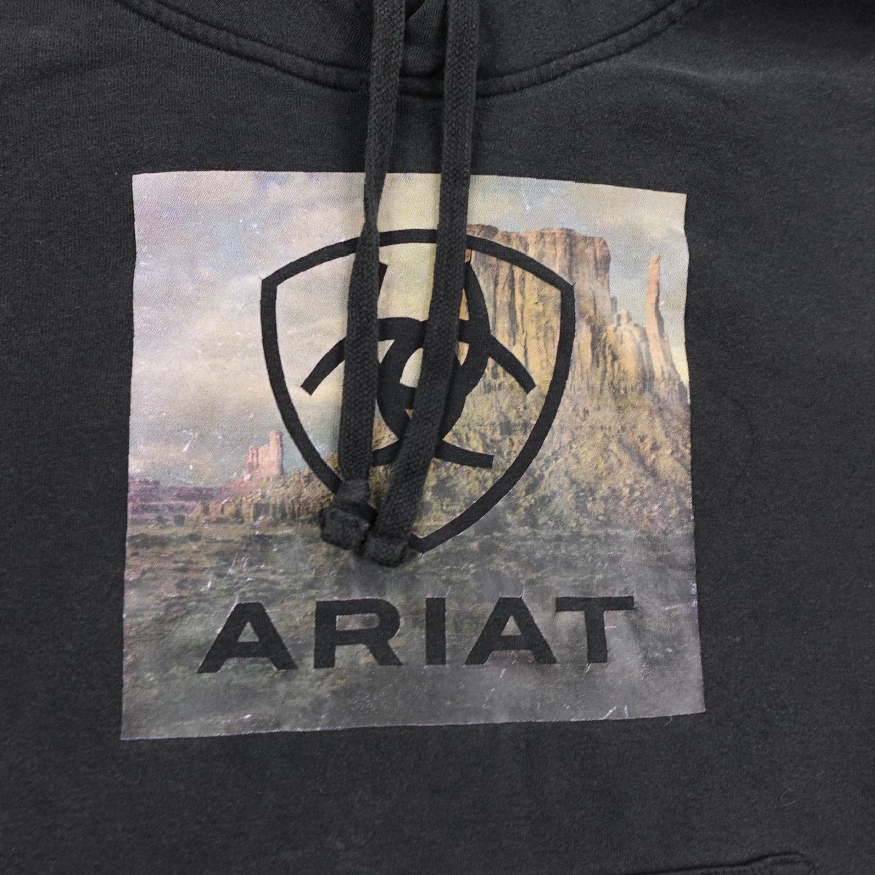 Ariat Ariat Hoodie Mens Medium Black Pullover Sweatshirt Work Western Rodeo Fleece Size US M / EU 48-50 / 2 - 2 Thumbnail