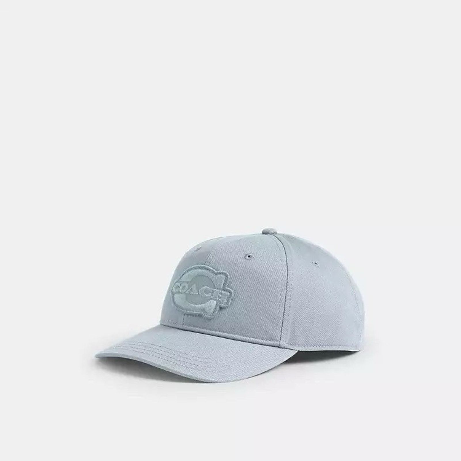Coach NWT Coach Unisex Soho Flat Brim Baseball Hat Sea Mist CCQ59 Size ONE SIZE - 6 Thumbnail