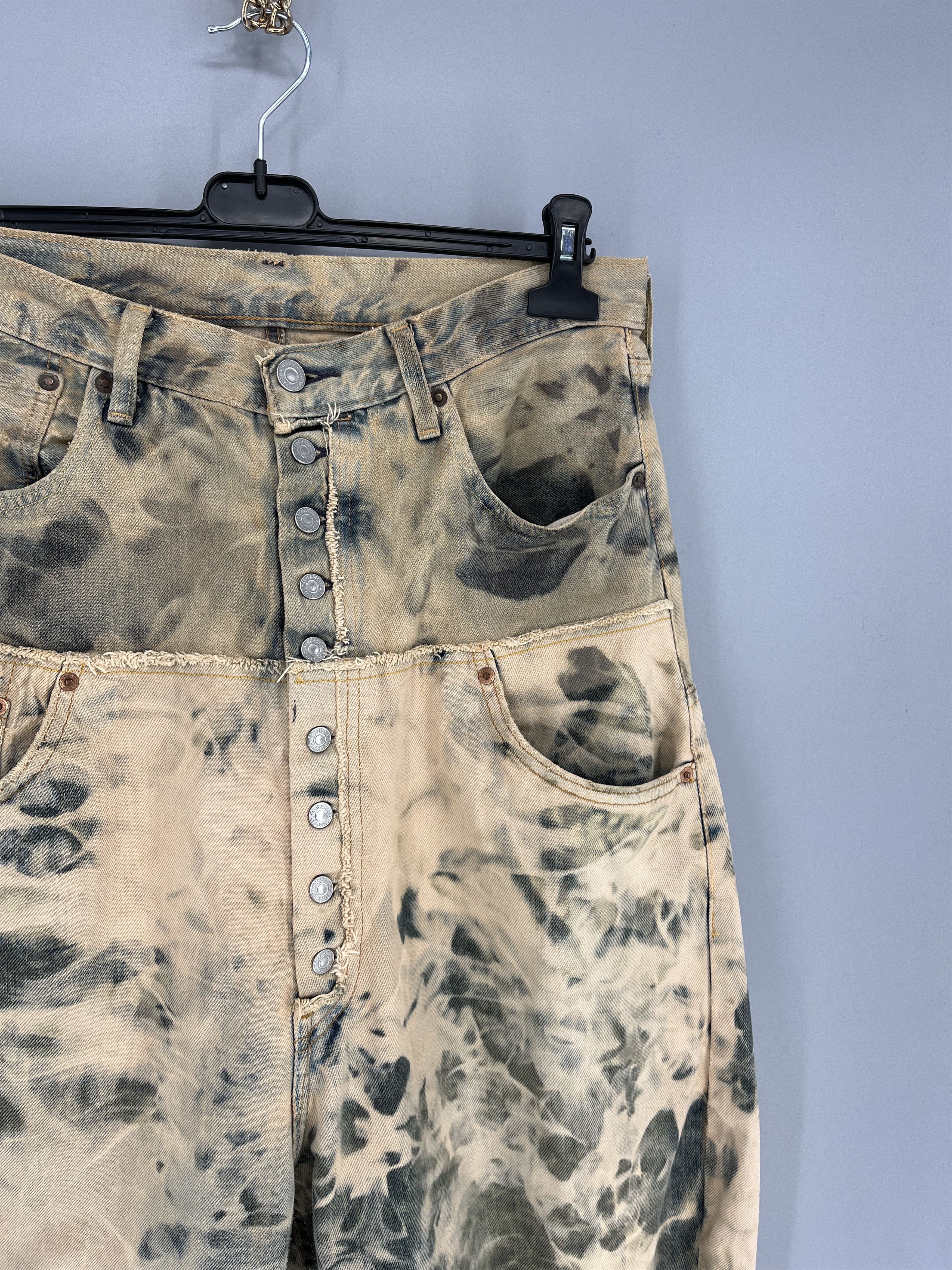Other 90s Levi’s 501 Patchwork Multipocket Denim Custom Jeans USA Size US 32 / EU 48 - 6 Thumbnail