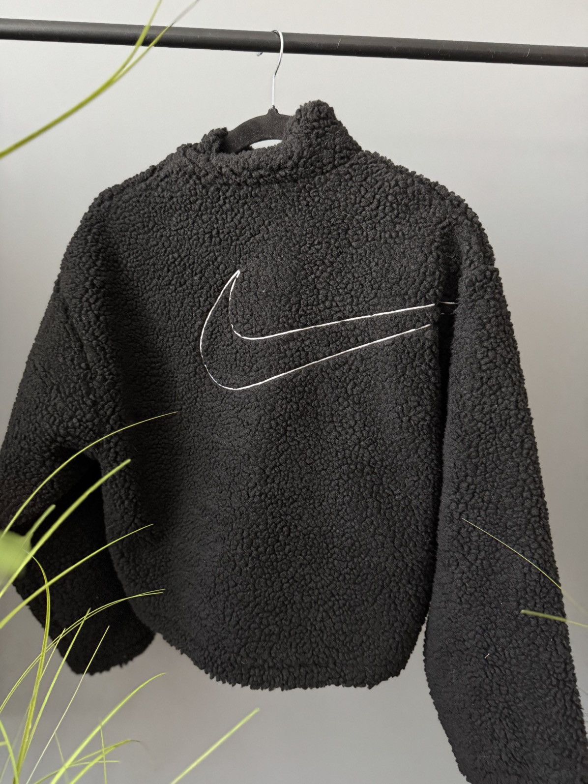 Nike Nike teddy crop jacket bog swoosh Size M / US 6-8 / IT 42-44 - 7 Thumbnail