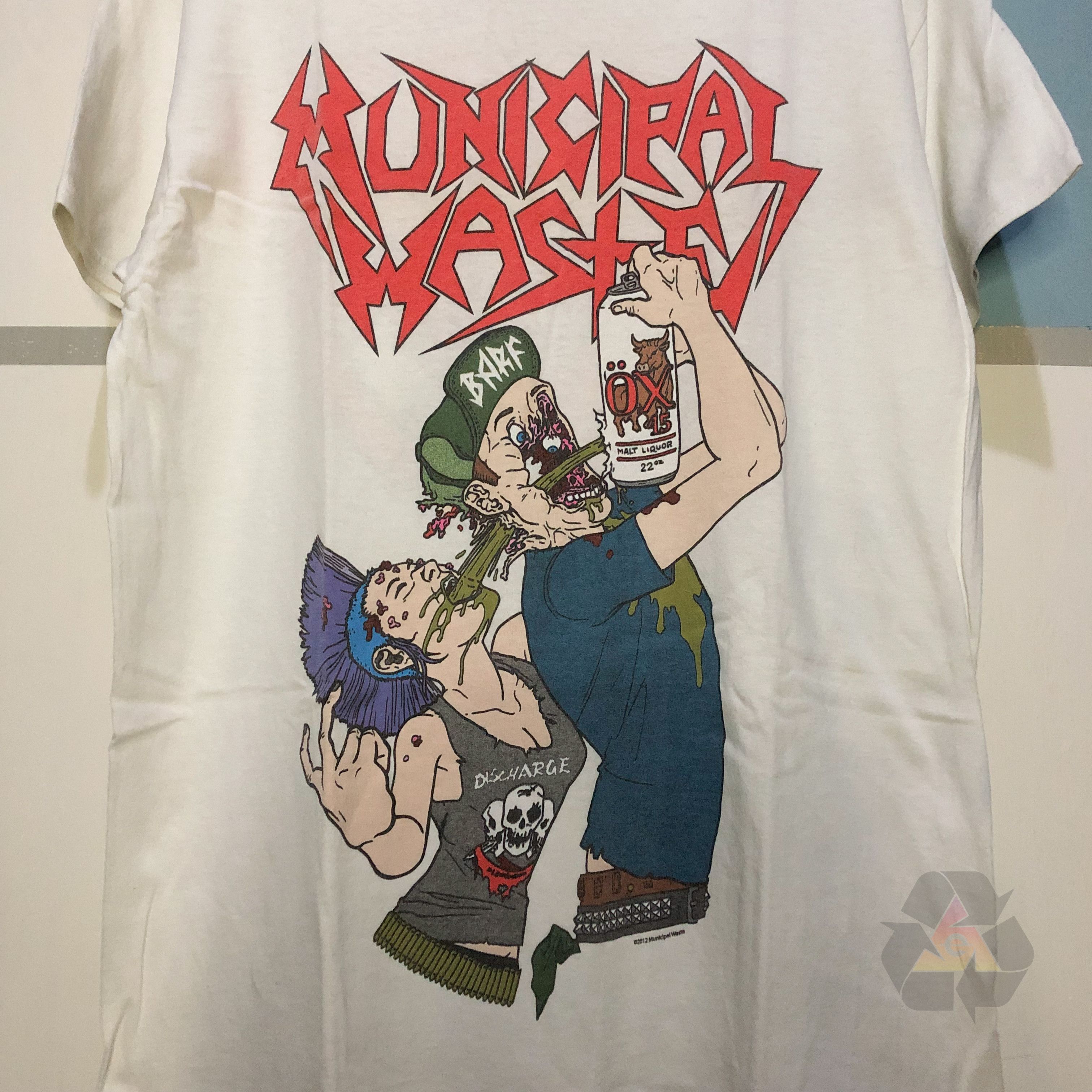 Band Tees Municipal Waste T-Shirt Vintage Rare 2012 Y2K Size US L / EU 52-54 / 3 - 5 Thumbnail