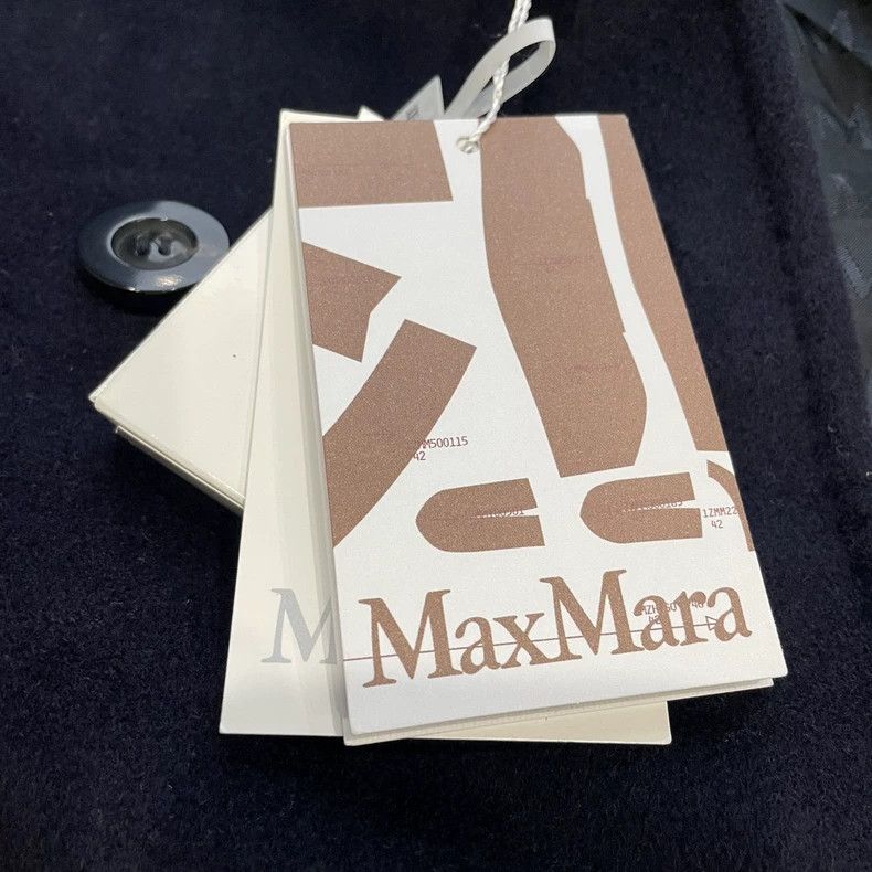 Max Mara Max Mara 101801 Classic double-faced woolen loose breasted Size L / US 10 / IT 46 - 8 Thumbnail
