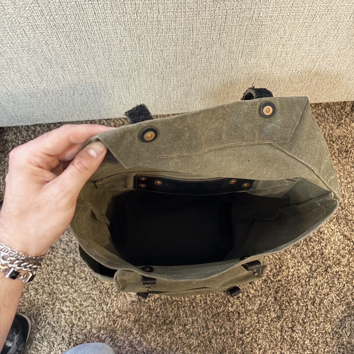 Bradley Mountain Bradley Mountain Wilder Backpack Waxed Canvas Leather Strap Size ONE SIZE - 12 Thumbnail