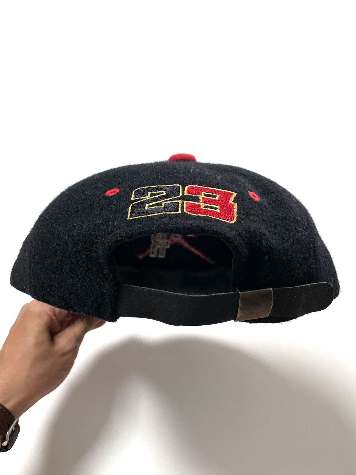Nike 1990’s Nike Air Jordan 23 Wool Hat Black Size ONE SIZE - 7 Thumbnail