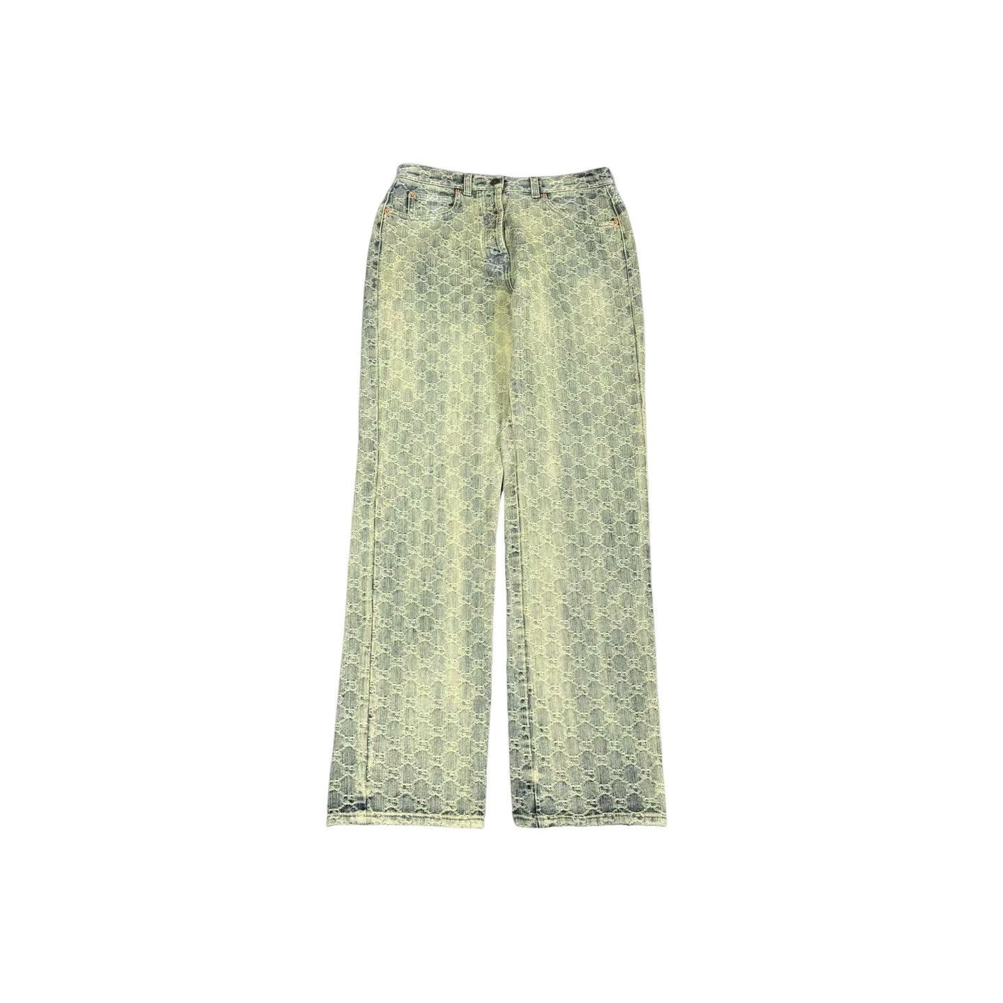 Gucci Gucci Monogram Washed Denim Jeans Size 26 Size US 26 / EU 42 - 1 Thumbnail