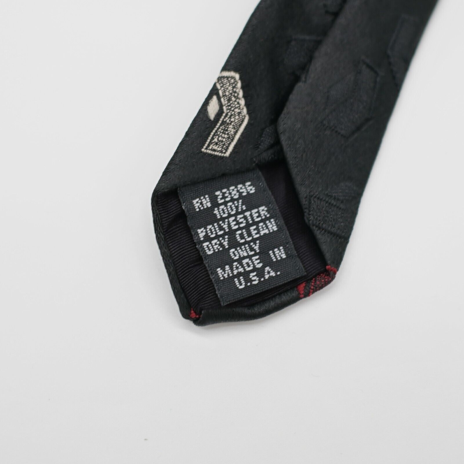 Vintage The American Edition Collection Black Red Woven Abstract Sho Size ONE SIZE - 4 Thumbnail