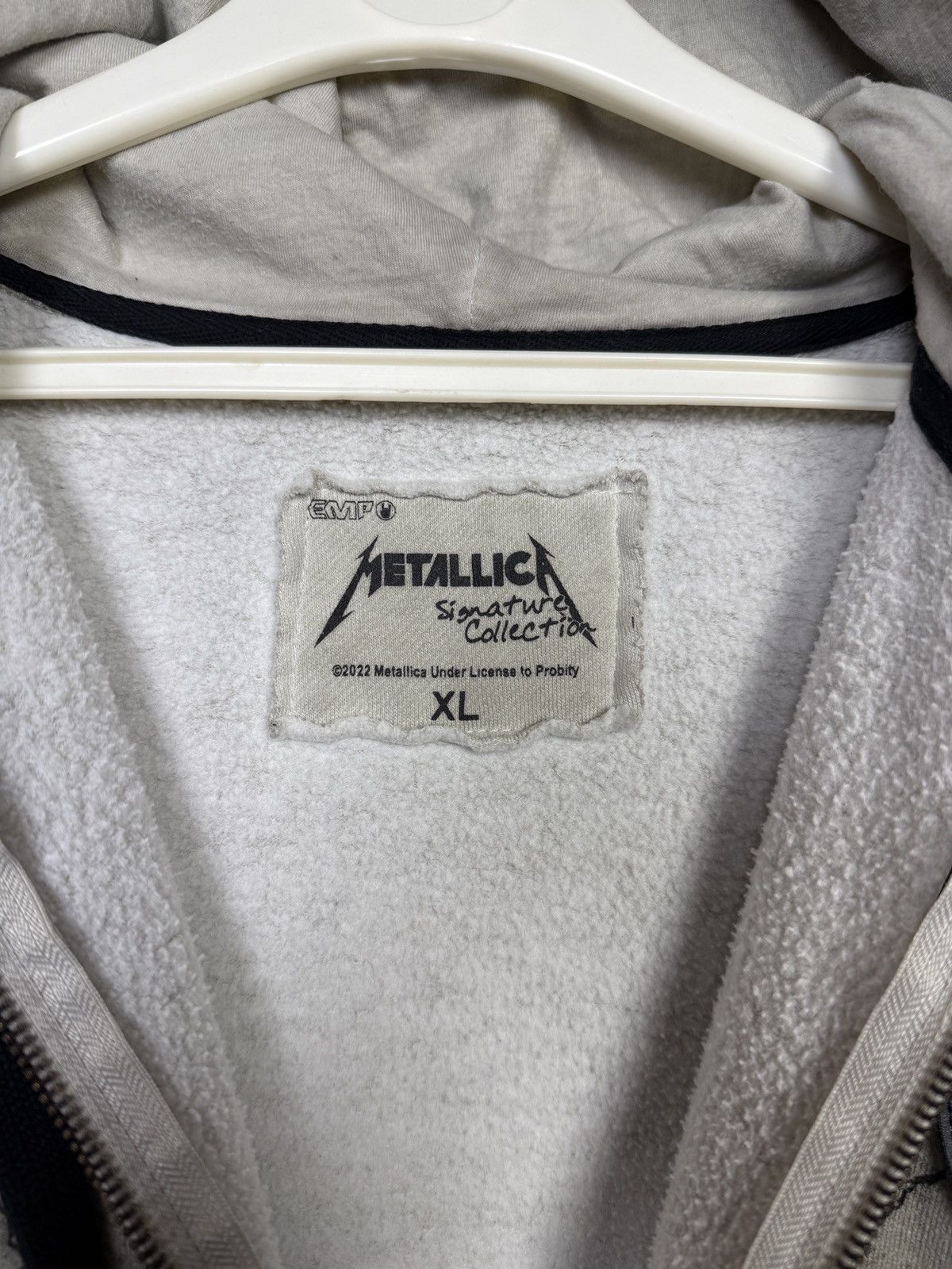 Band Tees Vintage Metallica Hoodie Big Logo Rock Music Size US XL / EU 56 / 4 - 10 Thumbnail