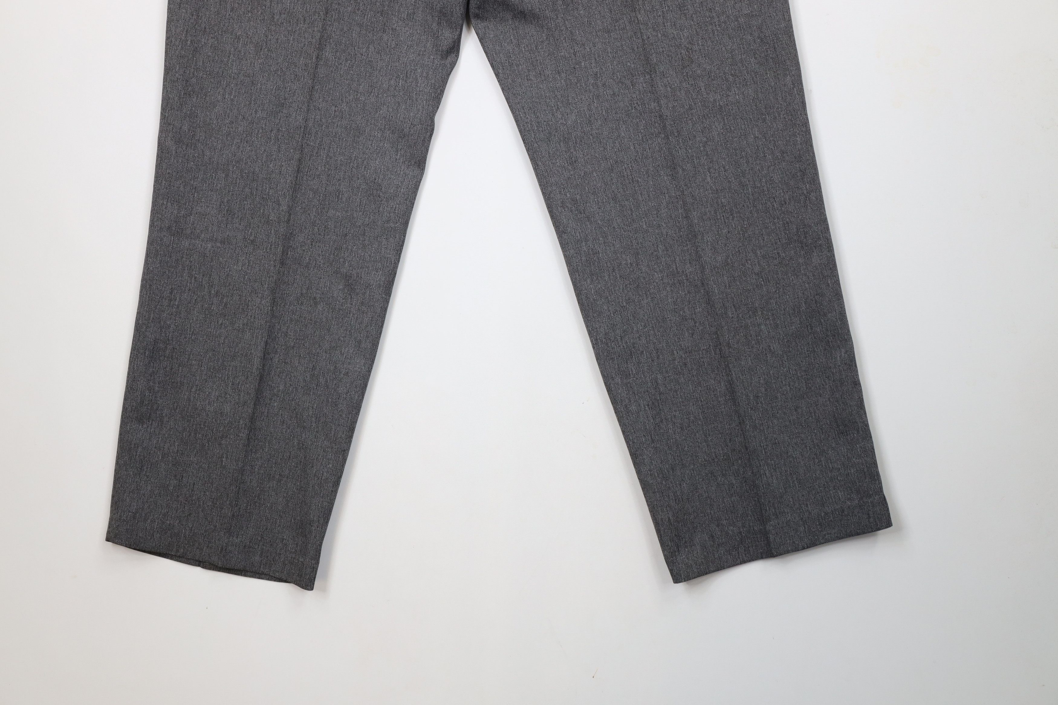 Levi's × Vintage Vintage Y2K 2004 Levis Knit Wide Leg Chino Pants Gray Size US 36 / EU 52 - 15 Thumbnail