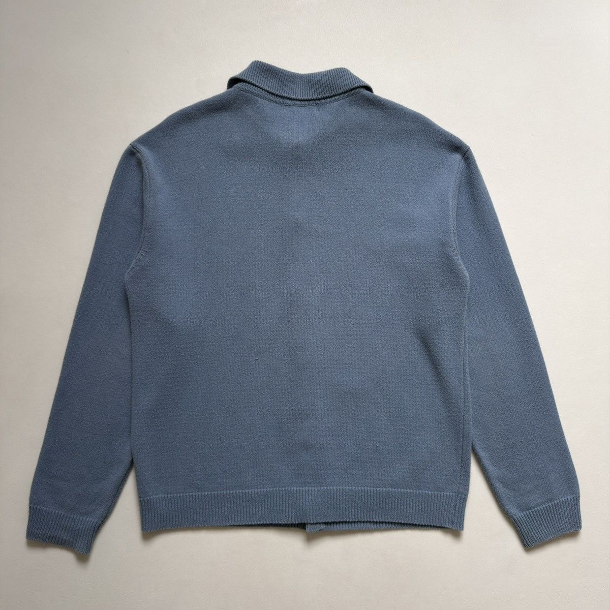 Mfpen Blue Brushed/Pilled Cotton ‘Formal’ Cardigan Size US M / EU 48-50 / 2 - 10 Thumbnail