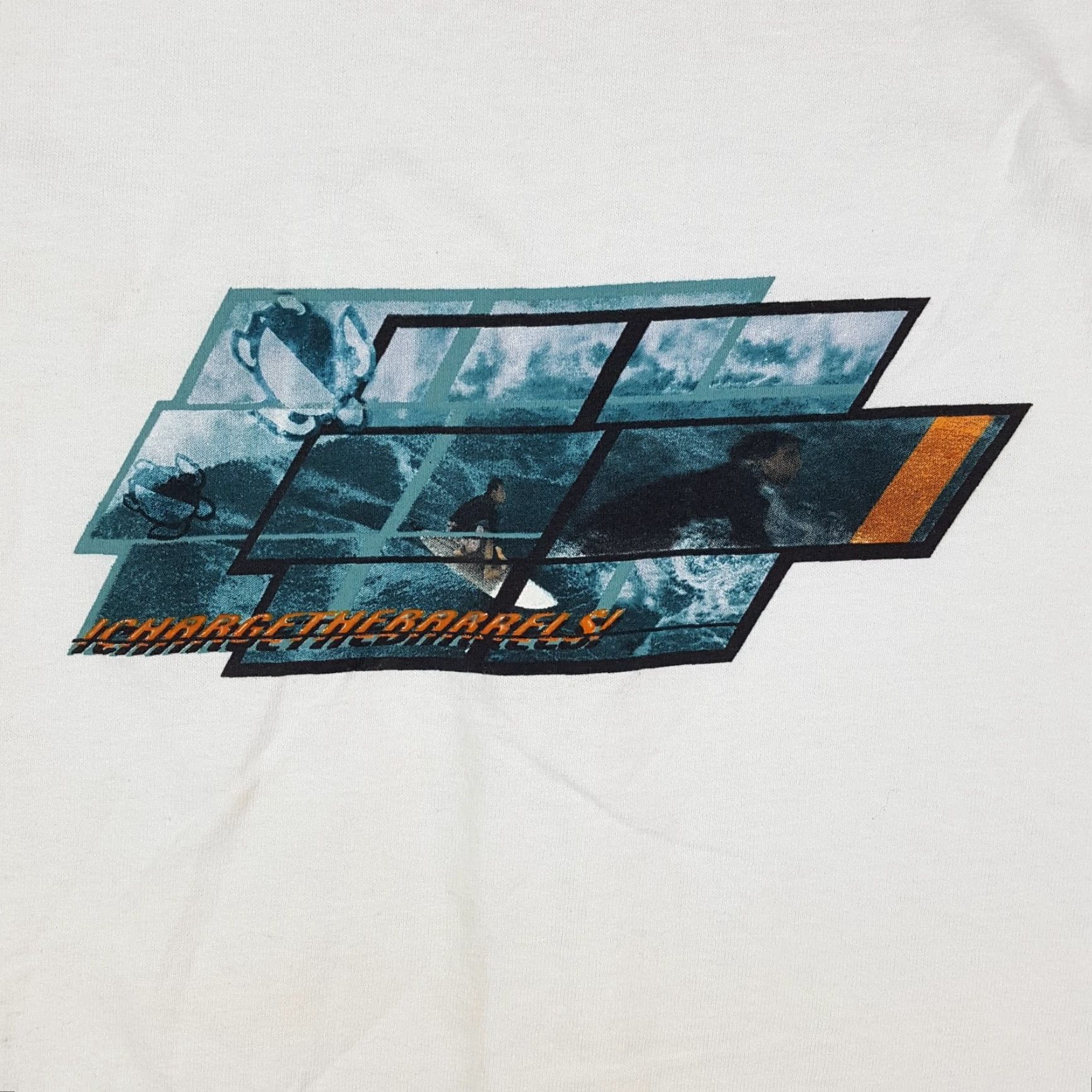 Vintage Y2K No Boundaries Surf Surfing Barrels Vintage Sz Large Sleeveless Tank T Shirt Size US L / EU 52-54 / 3 - 4 Thumbnail