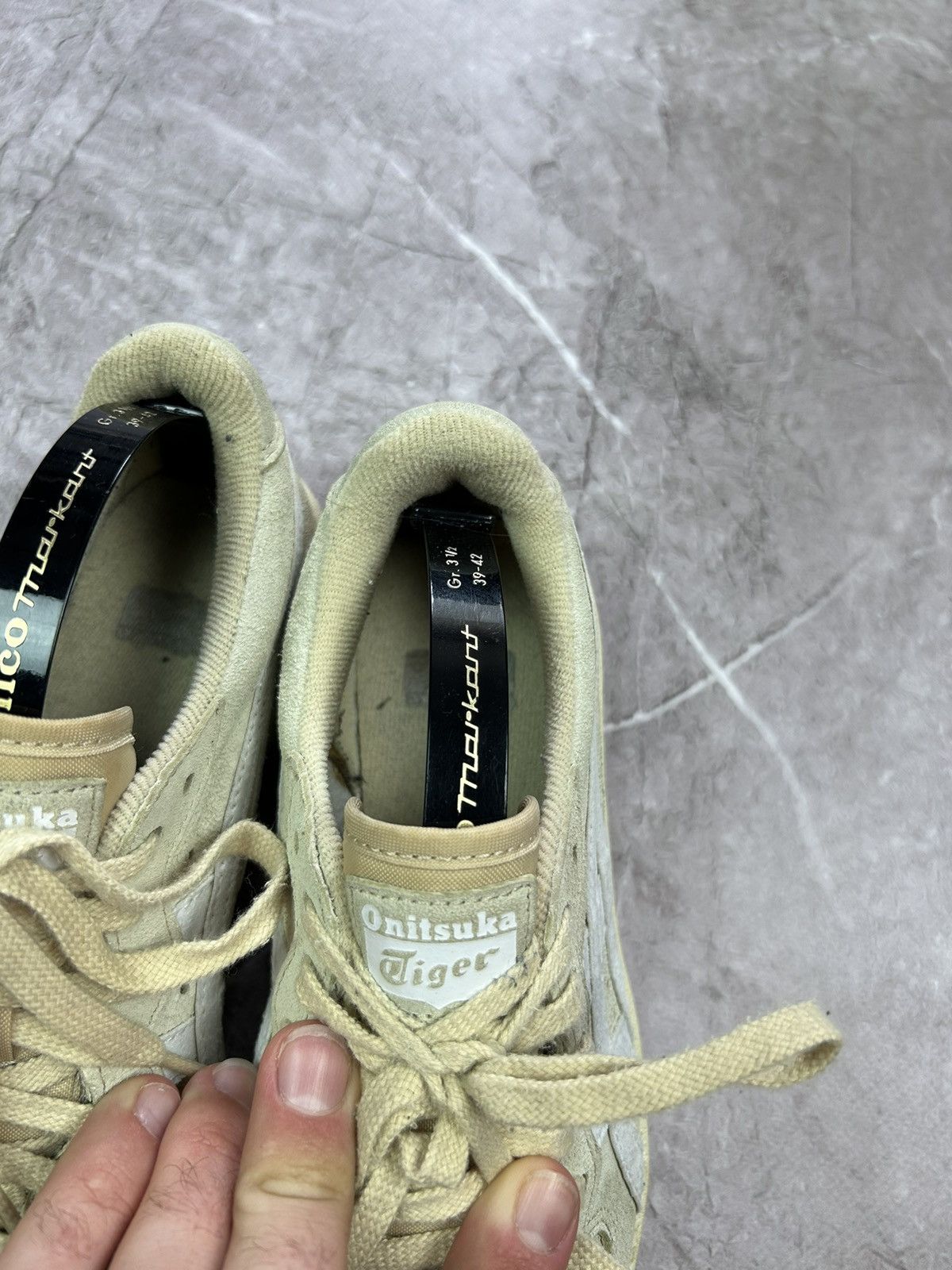 Asics × Onitsuka Tiger Onitsuka Tiger GSM Gray Suede Sneakers Shoes Size US 5 / EU 37 - 8 Thumbnail