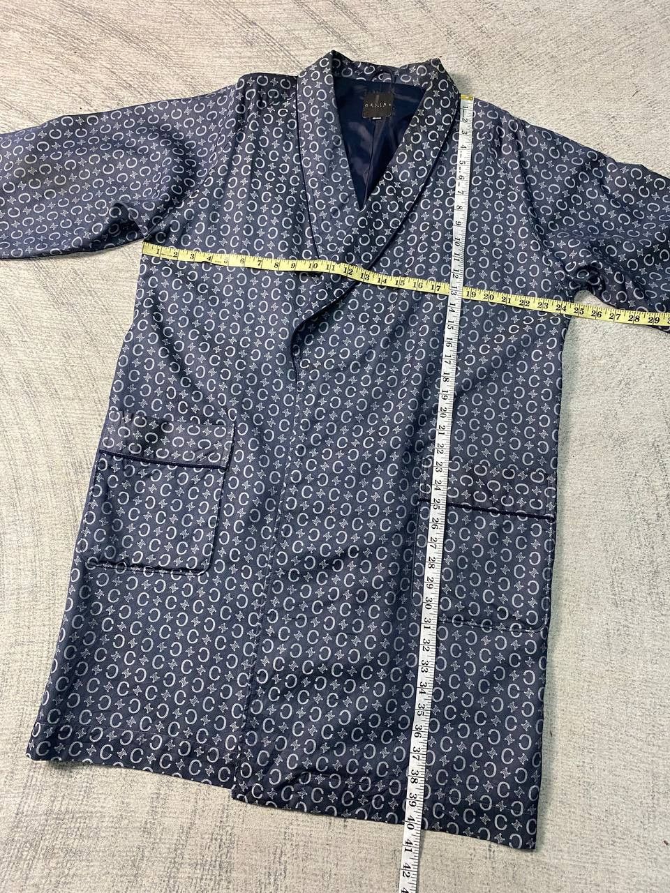 Celine Celine Homme Macadam Blue Dressing Gown Luxury Men's Robe Size US M / EU 48-50 / 2 - 12 Thumbnail