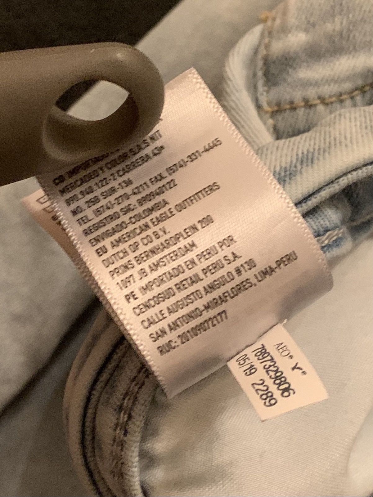 American Eagle Outfitters Vintage Y2K American Eagle Light Blue Curvy Hi-Rise Jegging Size 24" / US 00 / IT 34 - 8 Thumbnail