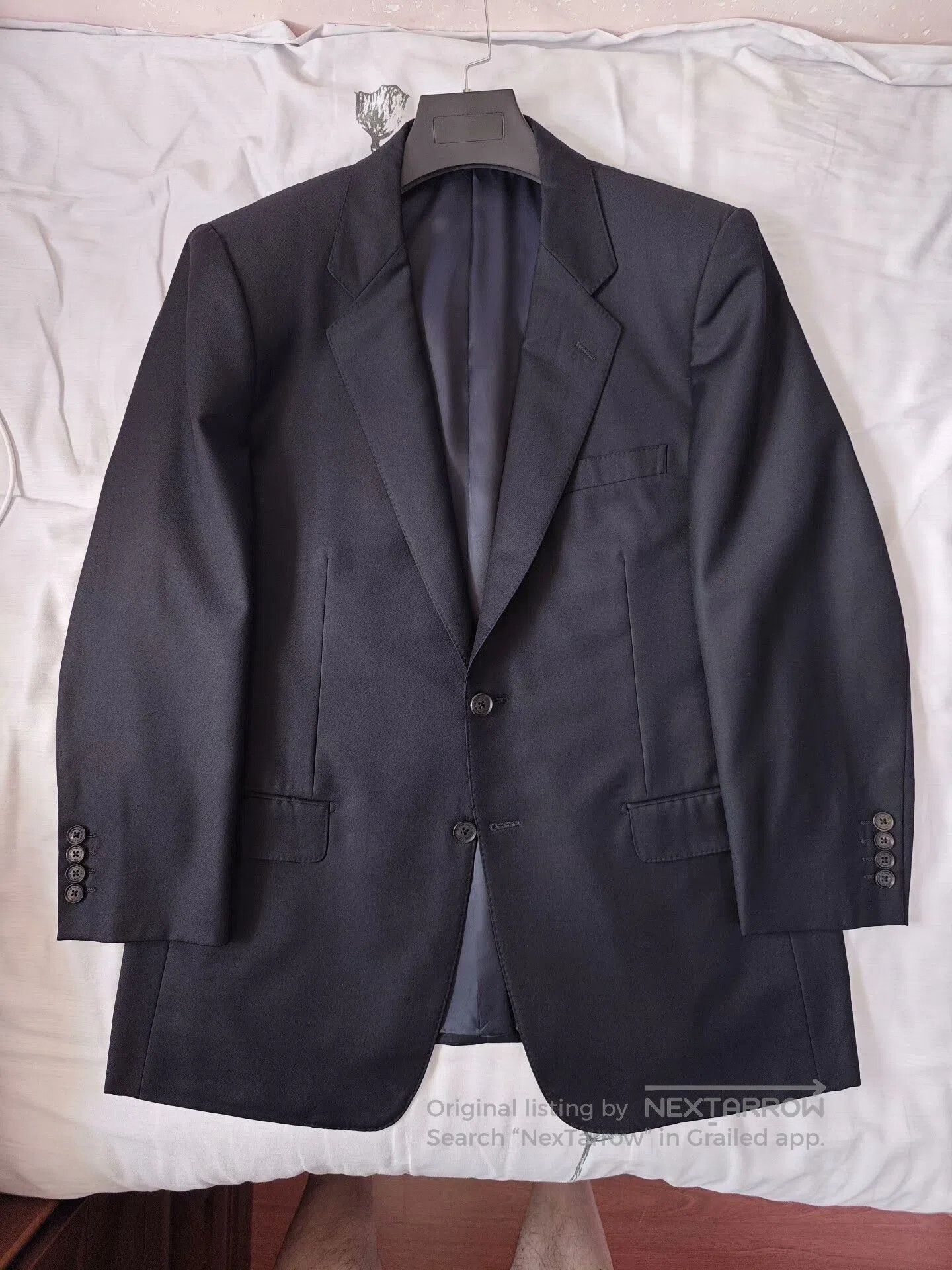 Ermenegildo Zegna Zegna Trofeo Black Wool Blazer. Size US L / EU 52-54 / 3 - 5 Thumbnail
