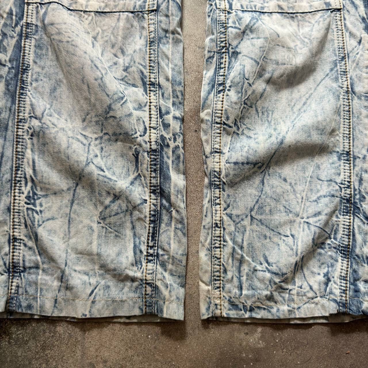 Hysteric Glamour × Japanese Brand Amazing Japanese Multipocket Washed Jeans (rick owens vibe) Size US 30 / EU 46 - 6 Thumbnail