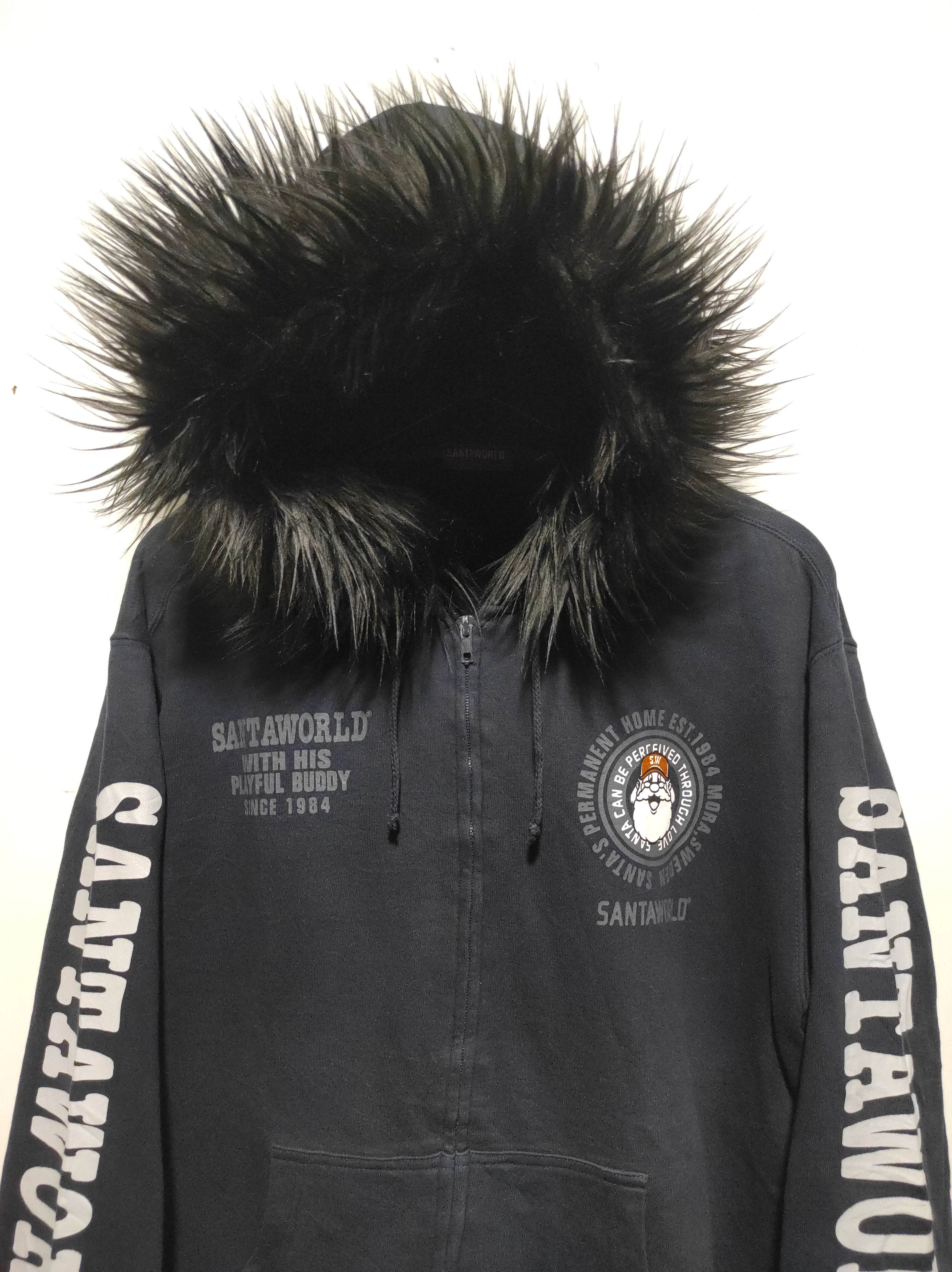 Hysteric Glamour SantaWorld Zipper Fur Hoodie LGB IfSixWasNine style Size US L / EU 52-54 / 3 - 3 Thumbnail
