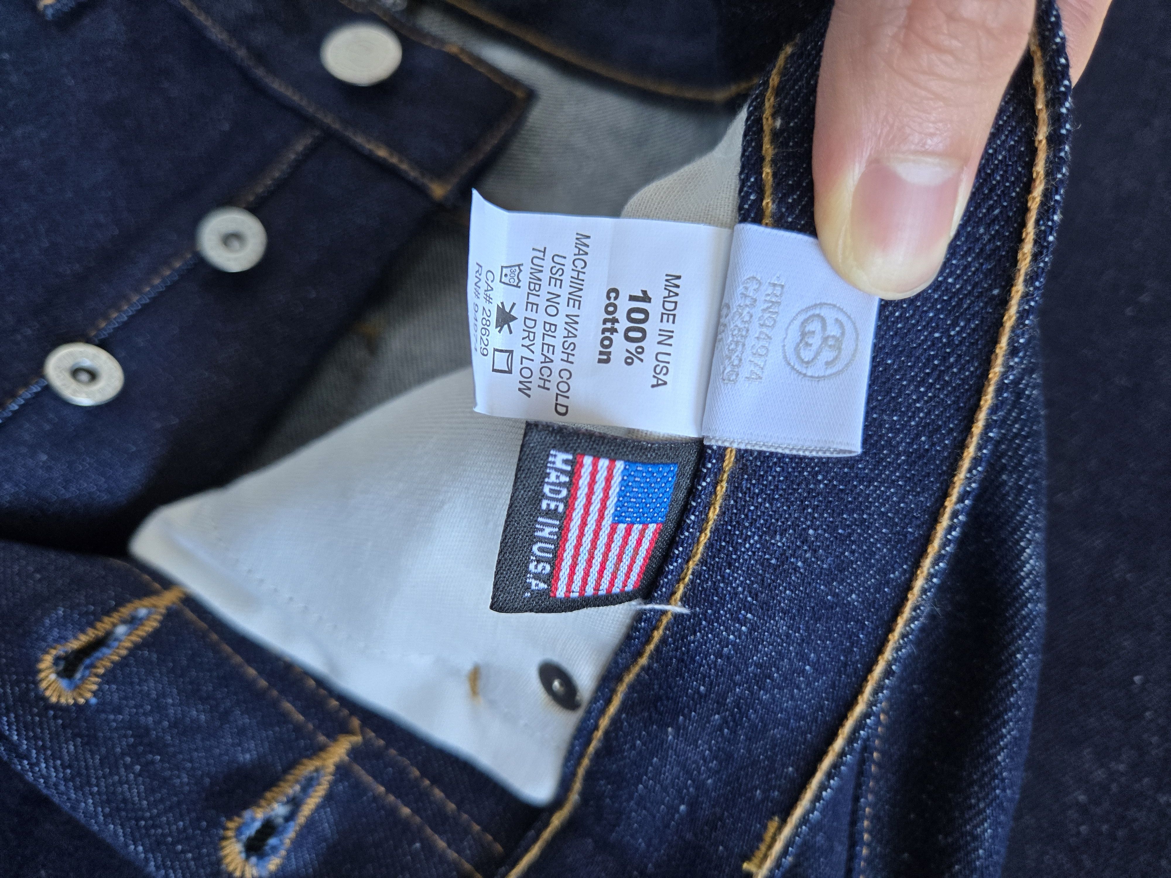 Stussy Stussy Raw Denim Size US 32 / EU 48 - 6 Thumbnail