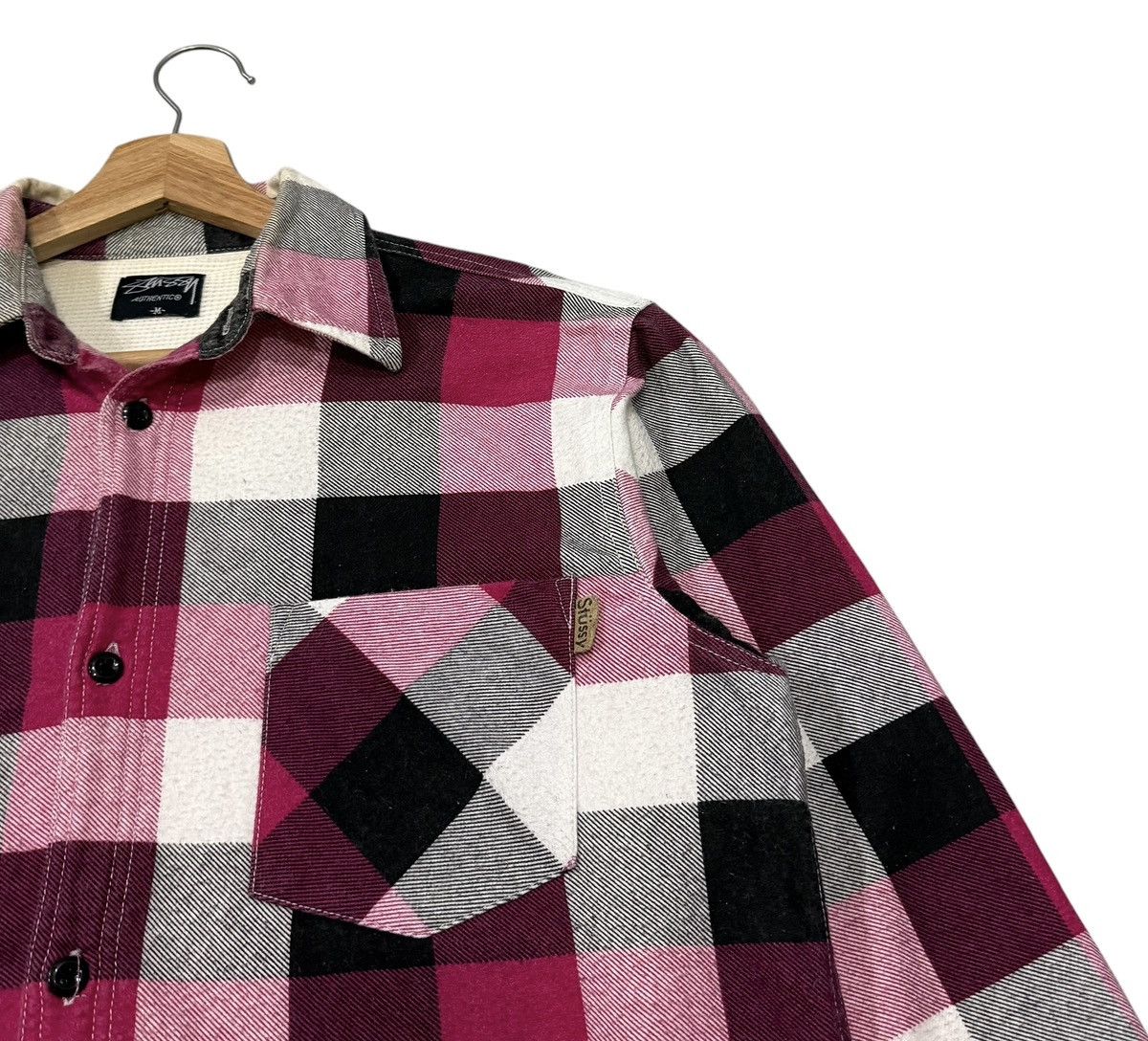 Stussy Vintage Stussy Flannel Multicolour Jacket Size US M / EU 48-50 / 2 - 2 Thumbnail