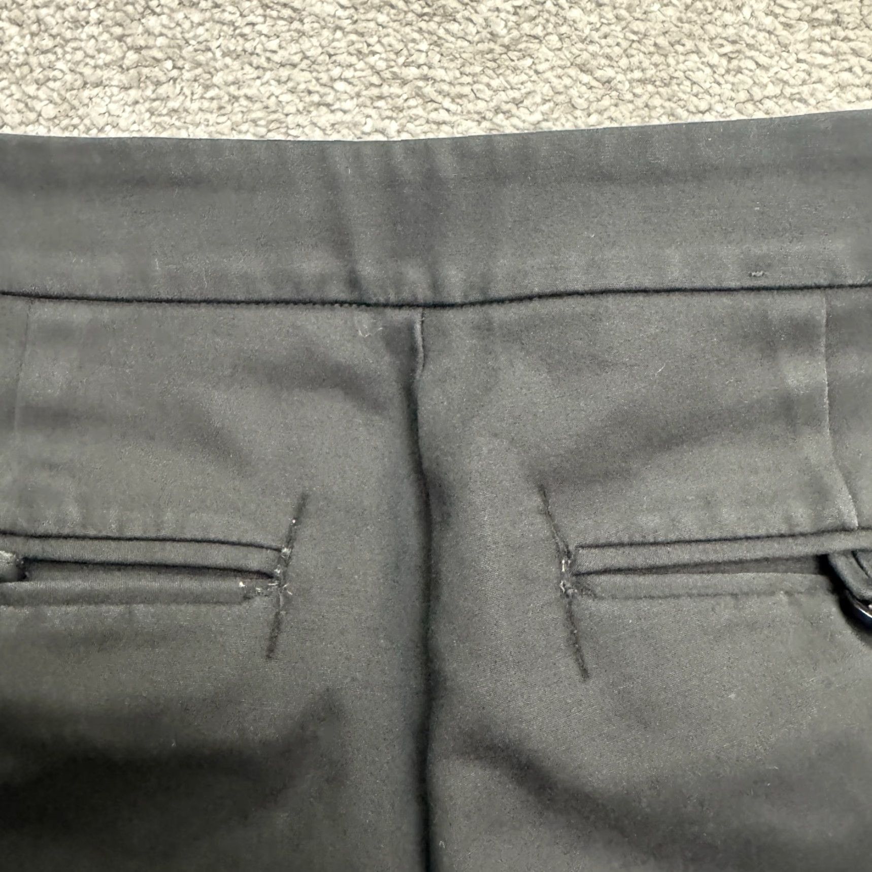 Club Monaco VINTAGE Club Monaco Women's Dress Pants Slim Fit Mid Rise Black Stretch 6 Business Casual Workwear Size 28" / US 6 / IT 42 - 5 Thumbnail