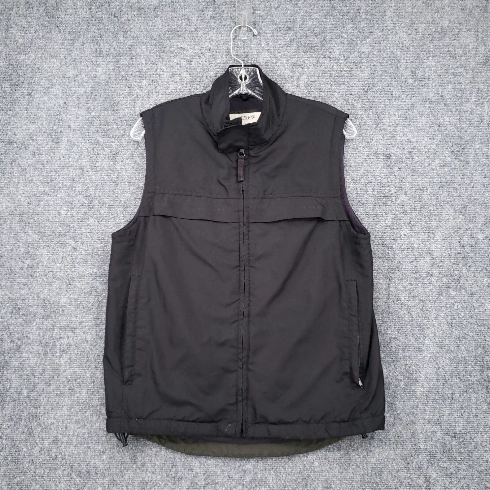 J.Crew J Crew Mercantile Quilted Vest Jacket Adult Medium Dark Gray Full Zip Mens Grailed