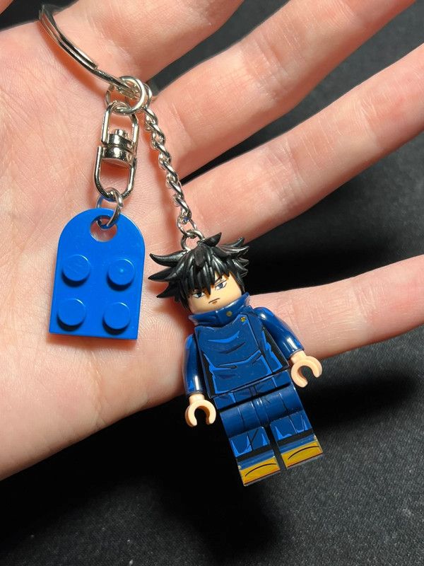 Anime Jujutsu Kaisen Megumi lego minifigure keychain anime keyring Size ONE SIZE - 3 Thumbnail