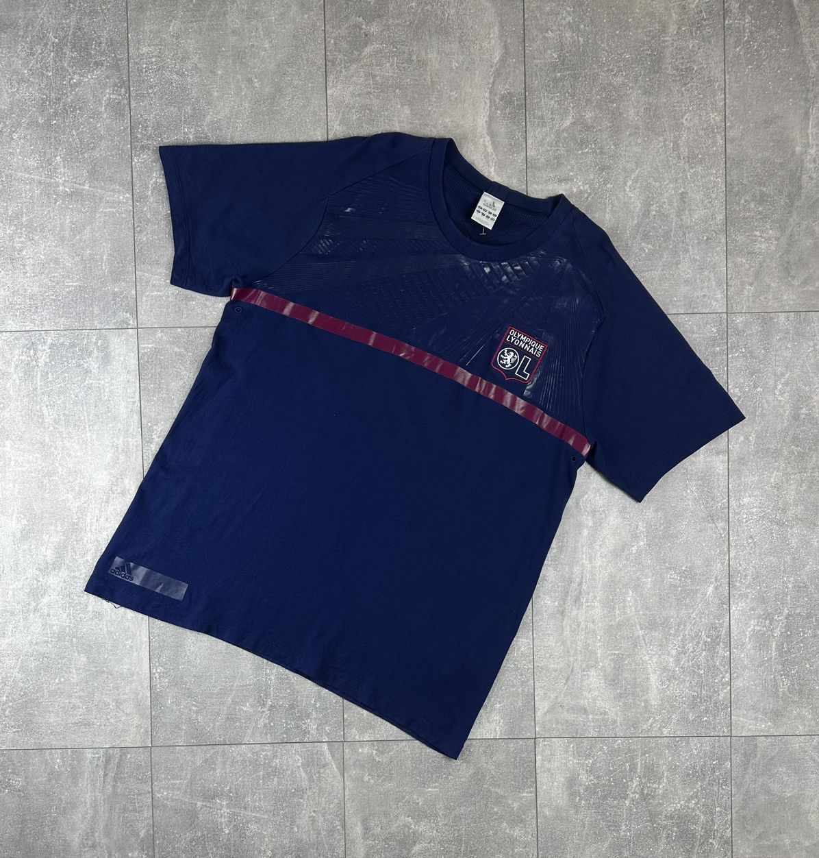 Adidas Adidas Olympique Lyonnais Cotton Soccer Football Jersey Size US XL / EU 56 / 4 - 1 Thumbnail