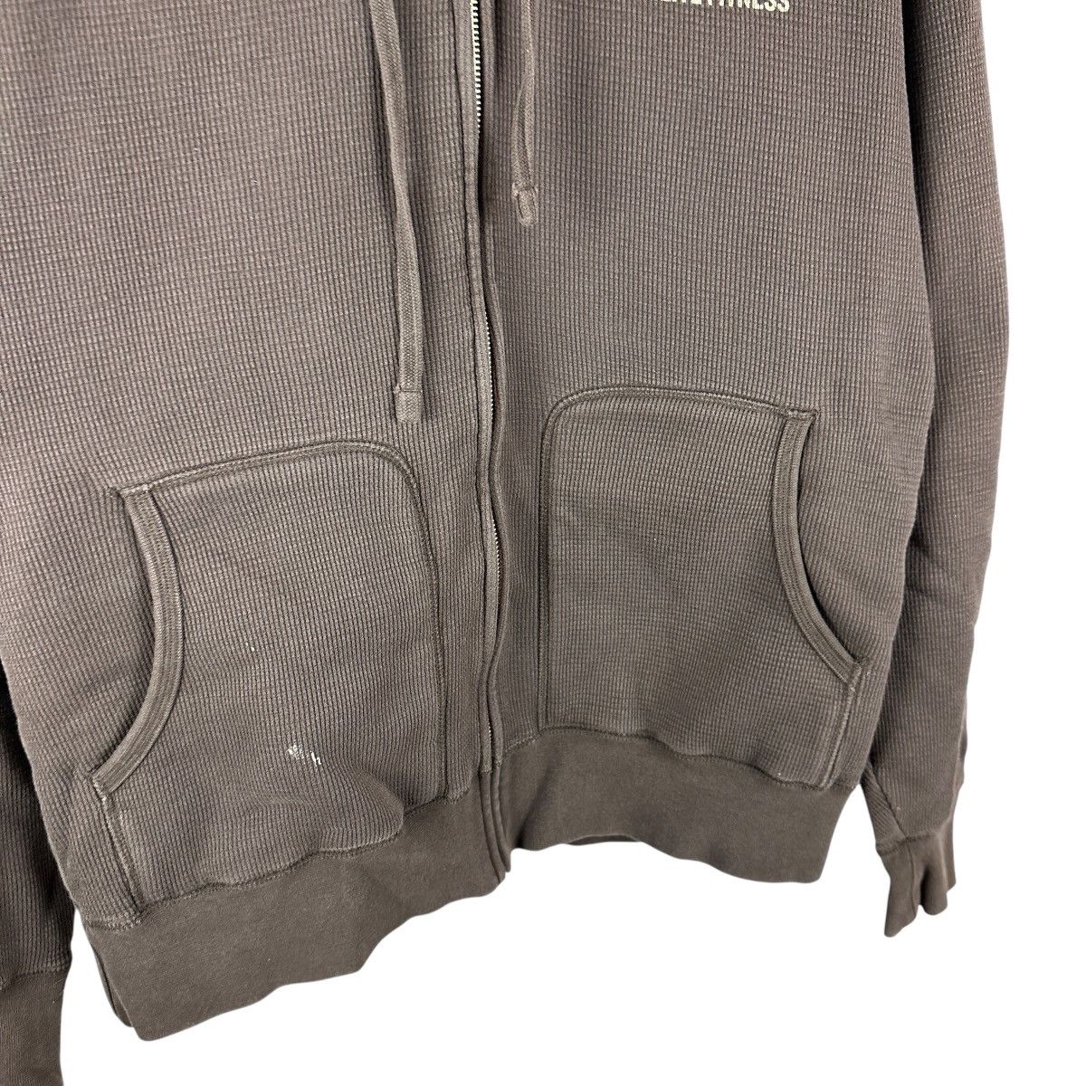 Vintage Vintage Y2K CrossFit Waffle Knit Sherpa Lined Hoodie Size US M / EU 48-50 / 2 - 4 Thumbnail