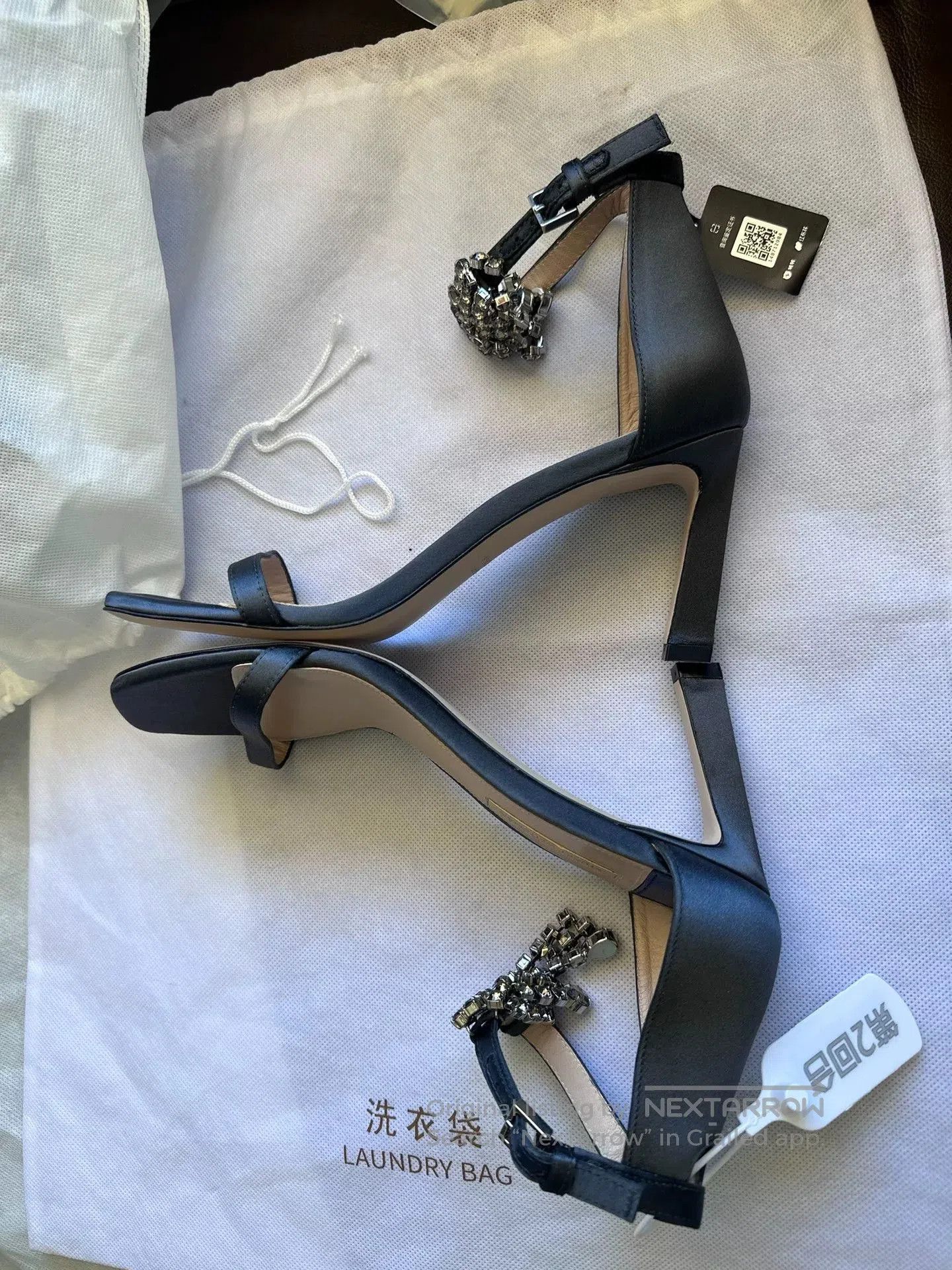 Stuart Weitzman Stuart Weitzman SW Fringed Diamante Sandals. Size US 8.5 / IT 38.5 - 4 Thumbnail