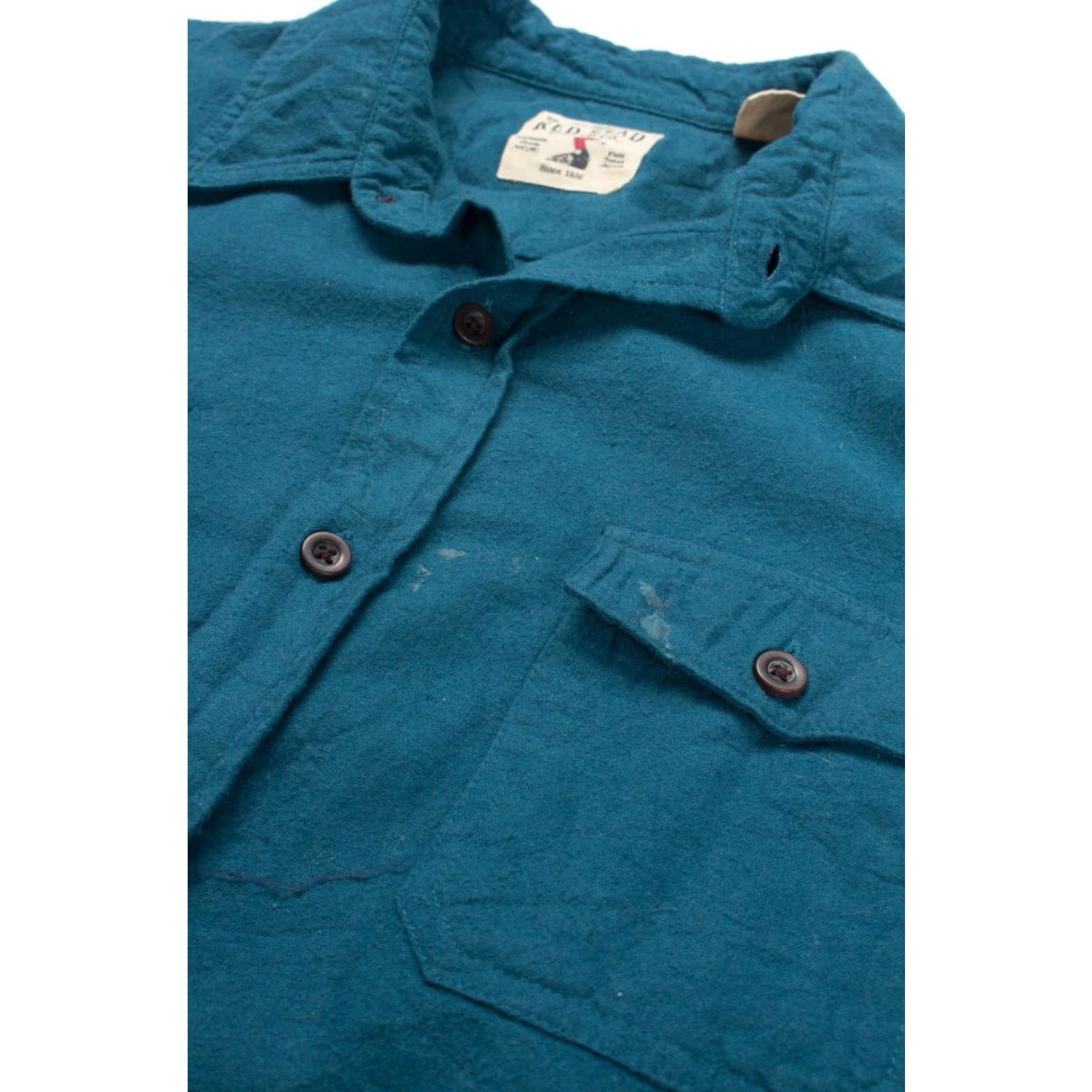 Vintage VINTAGE Red Head Teal Shirt Large Cotton Outdoorsmen Size US L / EU 52-54 / 3 - 2 Thumbnail