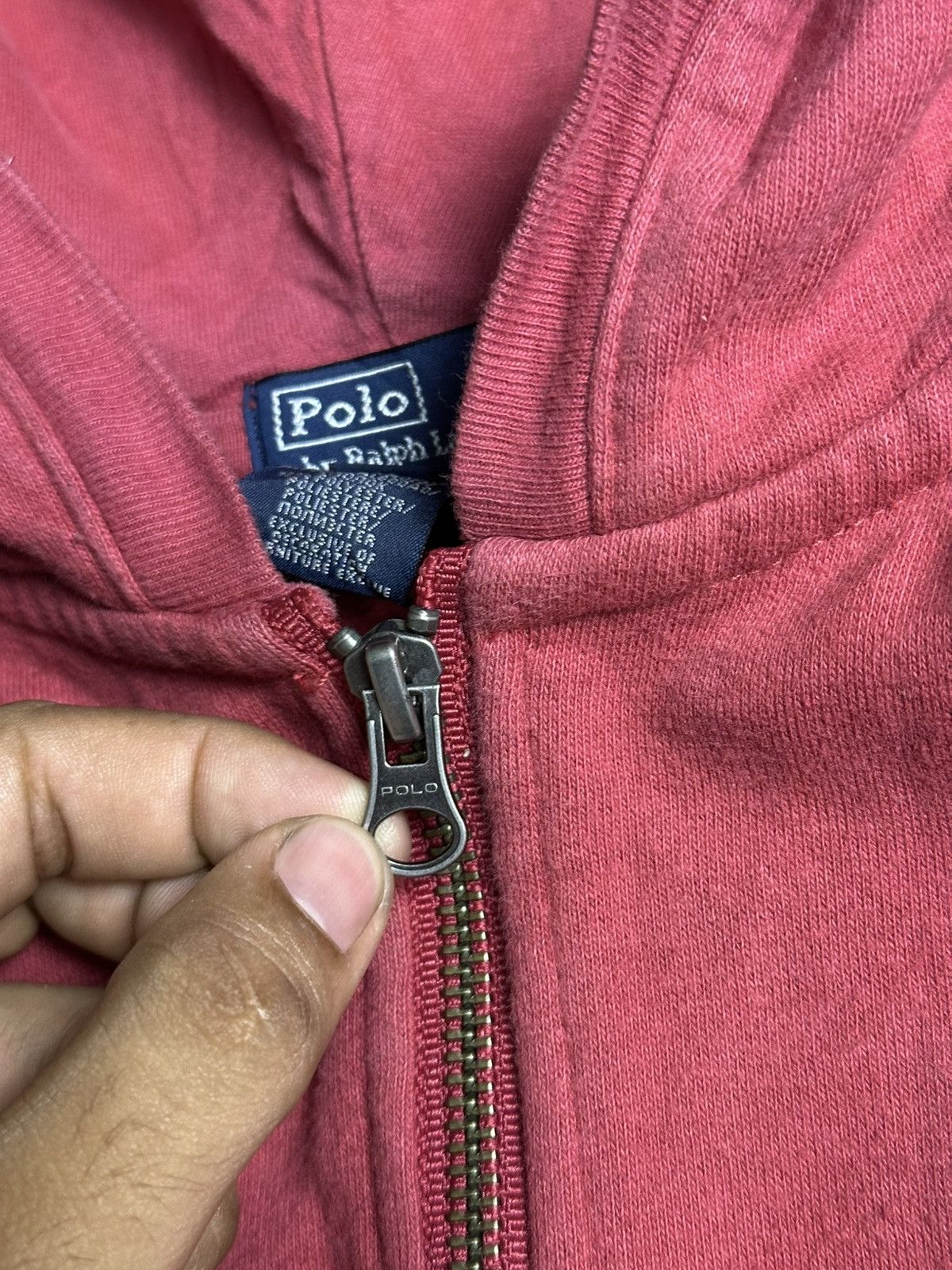 Polo Ralph Lauren × Vintage Vintage Polo Ralph Lauren Rare Logo Zipper Hoodie Size US M / EU 48-50 / 2 - 5 Thumbnail