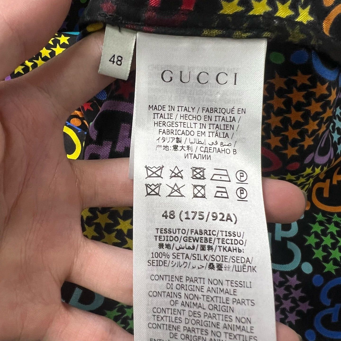 Gucci Gucci All-Over Print Short-Sleeve Shirt Size US M / EU 48-50 / 2 - 3 Thumbnail