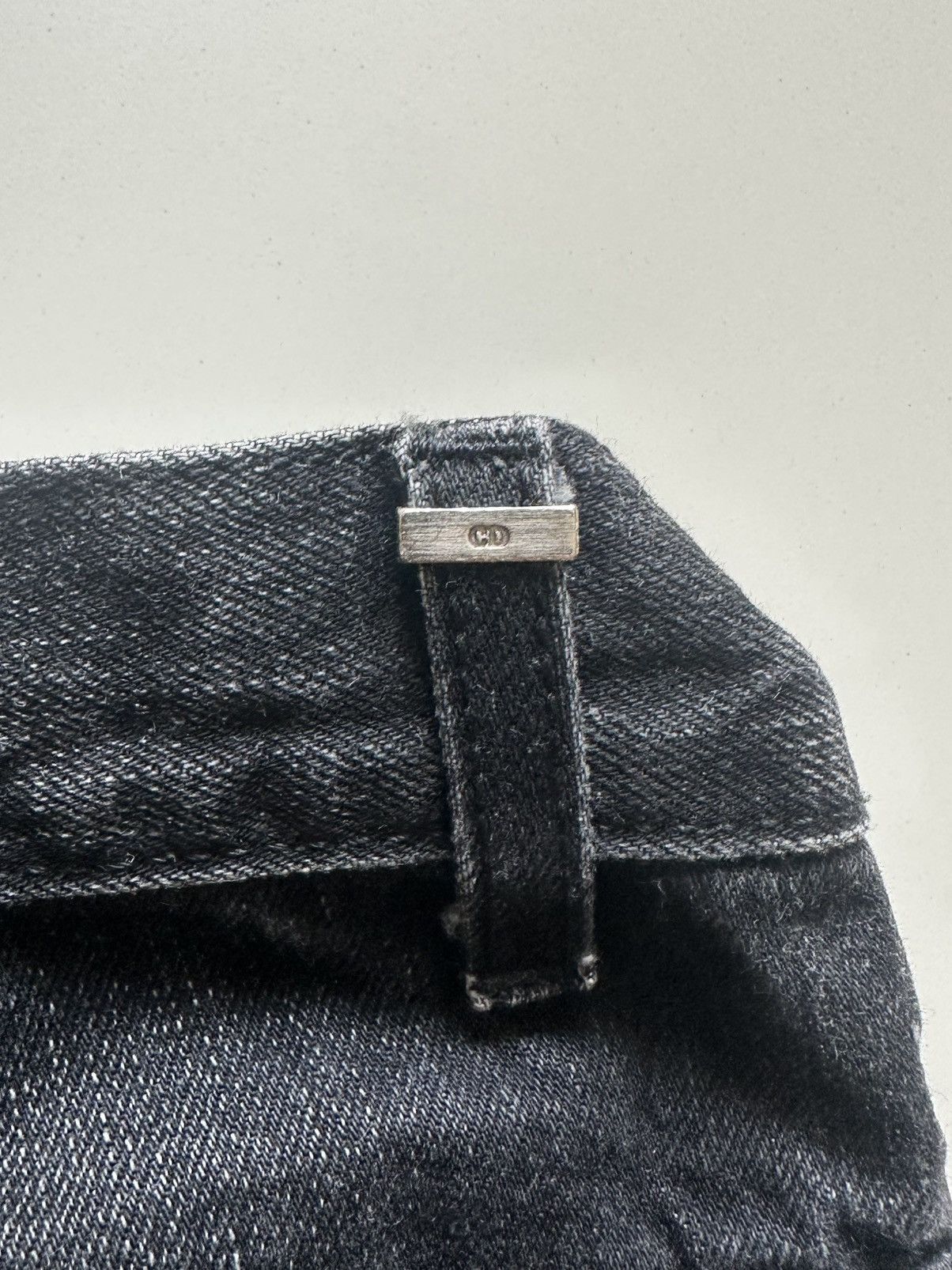 Dior Dior Homme Washed Black Distressed Denim Size US 29 - 5 Thumbnail