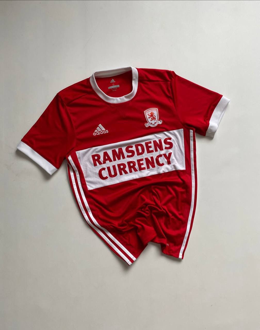Adidas 2017 FC Middlesbrough England Adidas Home Soccer Jersey Size US S / EU 44-46 / 1 - 1 Thumbnail