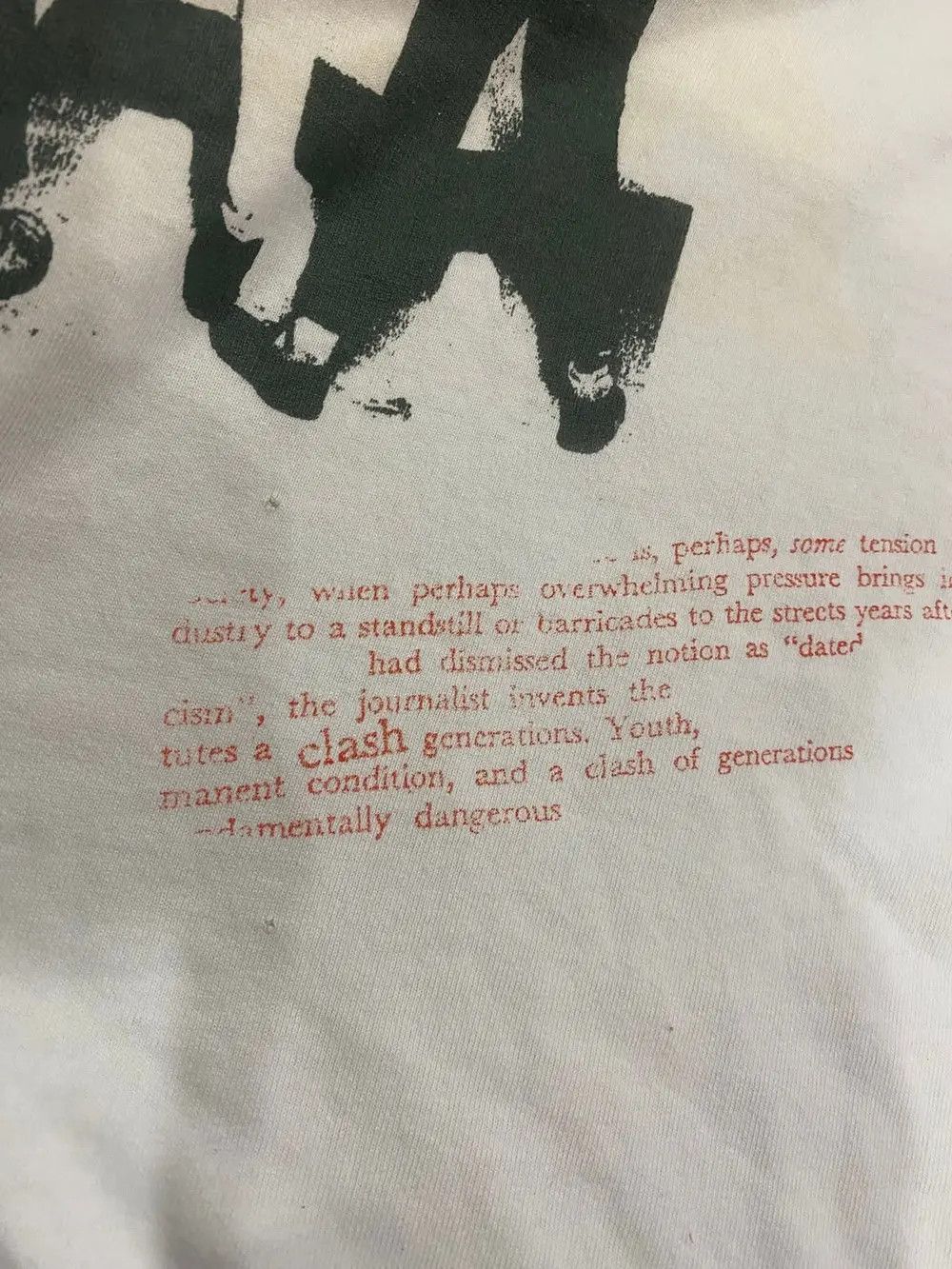 Band Tees vintage the clash band single stich Size US S / EU 44-46 / 1 - 6 Thumbnail