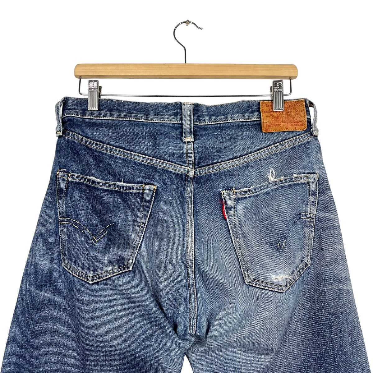 Levi's Vintage Levis Lot 47501 Selvedge Denim Jeans Size US 31 - 8 Thumbnail