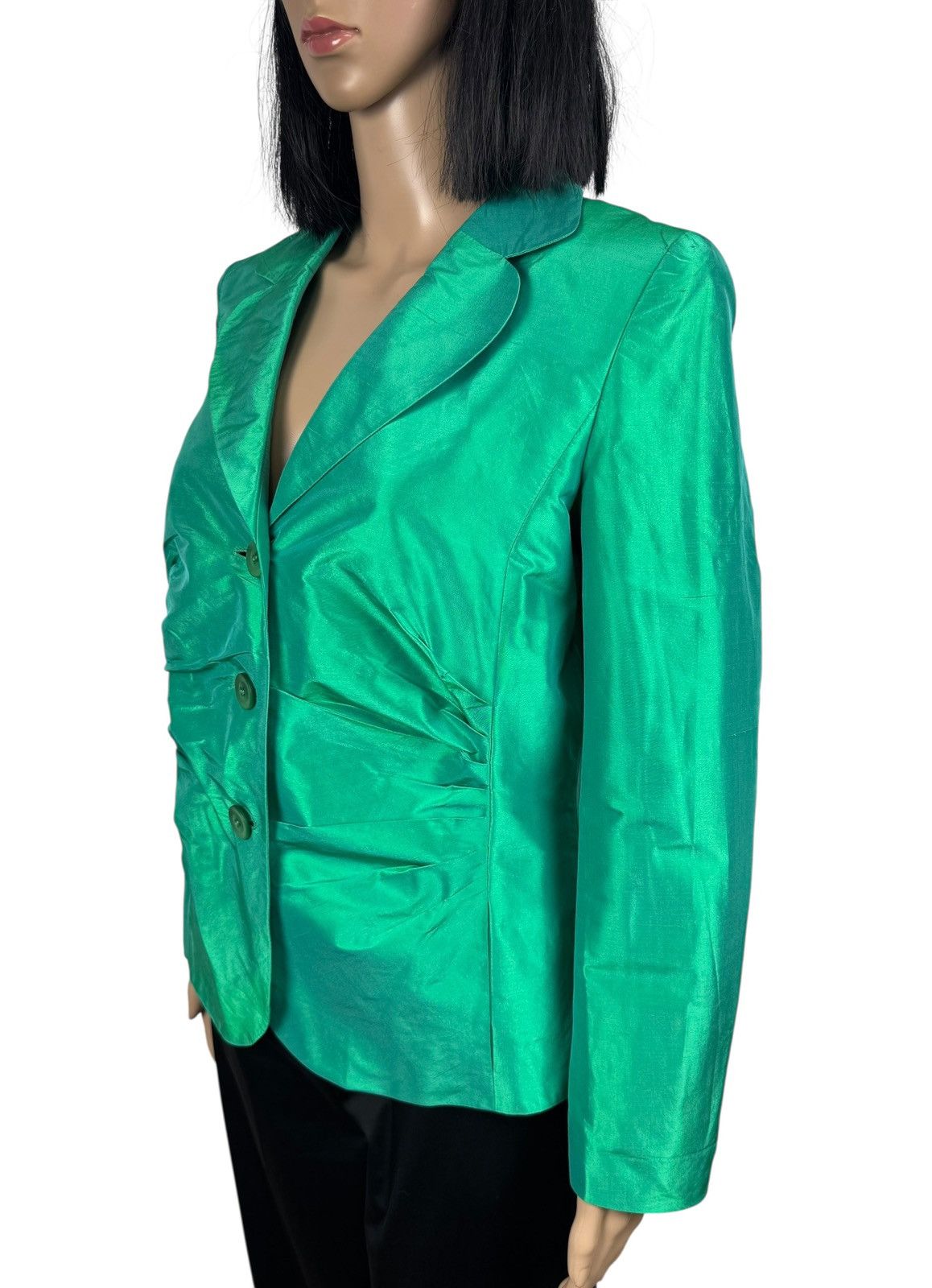 Other Madeleine Silk Blazer Shimmer size DE42 UK16 Size XL / US 12-14 / IT 48-50 - 4 Thumbnail