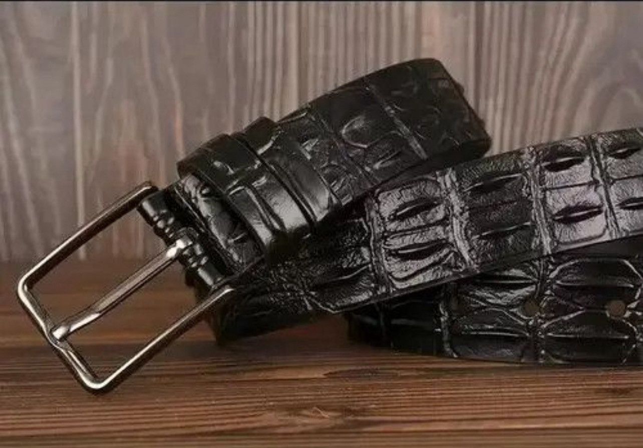 Leather Crocodile Leather Pin Alligator Belt Size ONE SIZE - 2 Thumbnail