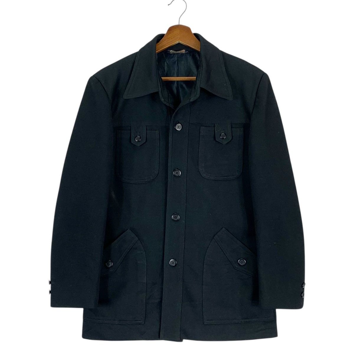 Big John Vintage Big John For Men Black Button Up Jacket Size US M / EU 48-50 / 2 - 1 Thumbnail