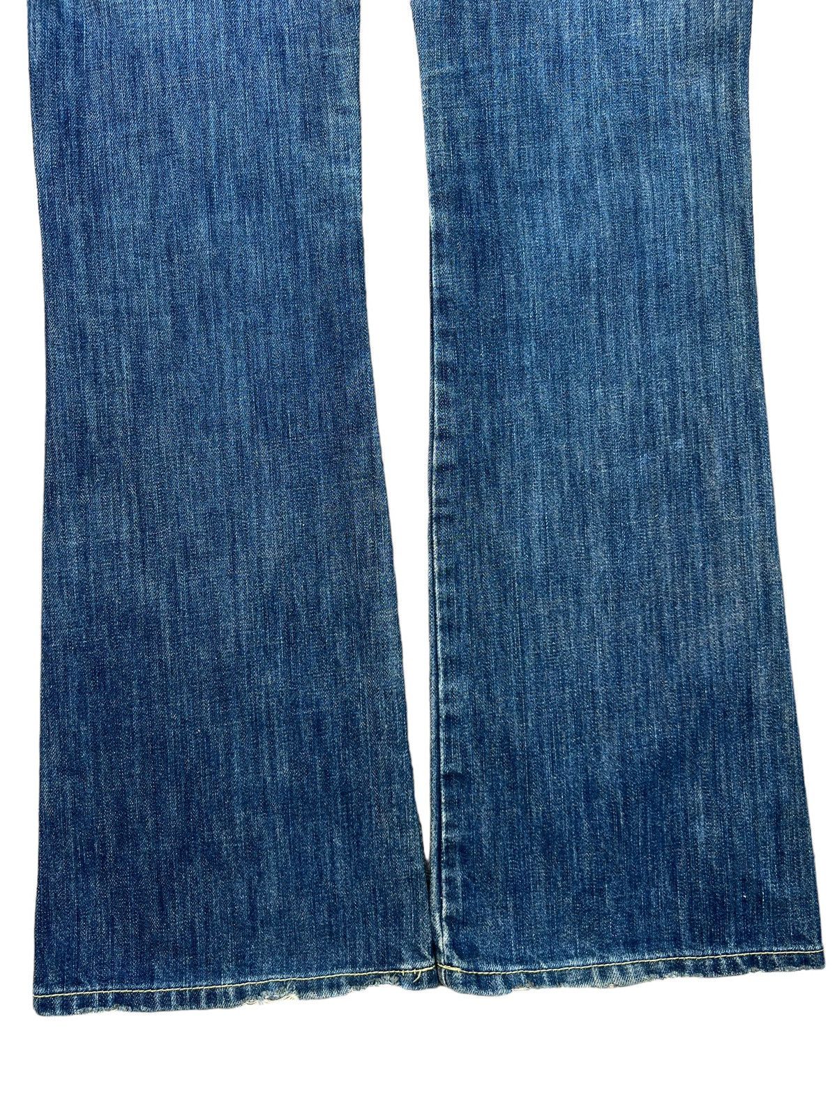 Japanese Brand Flare Jeans Flash Distressed Bootcut Lowrise Denim 32x32 Size US 32 / EU 48 - 6 Thumbnail