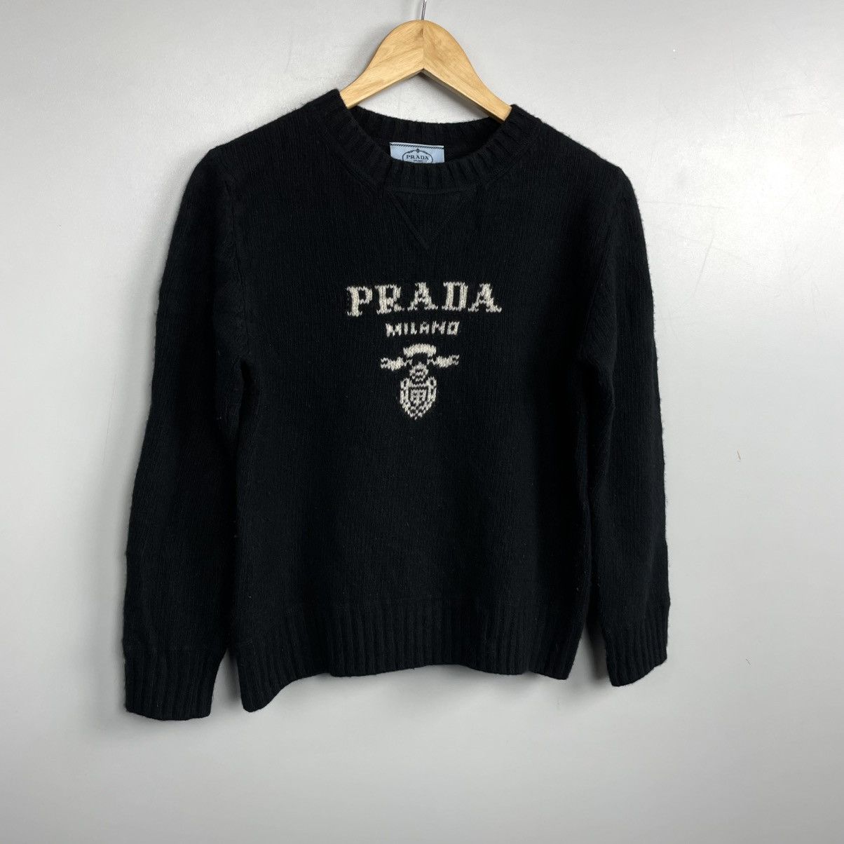 Prada Original Prada big logo Cashmere Sweater size 38 Size XS / US 0-2 / IT 36-38 - 5 Thumbnail