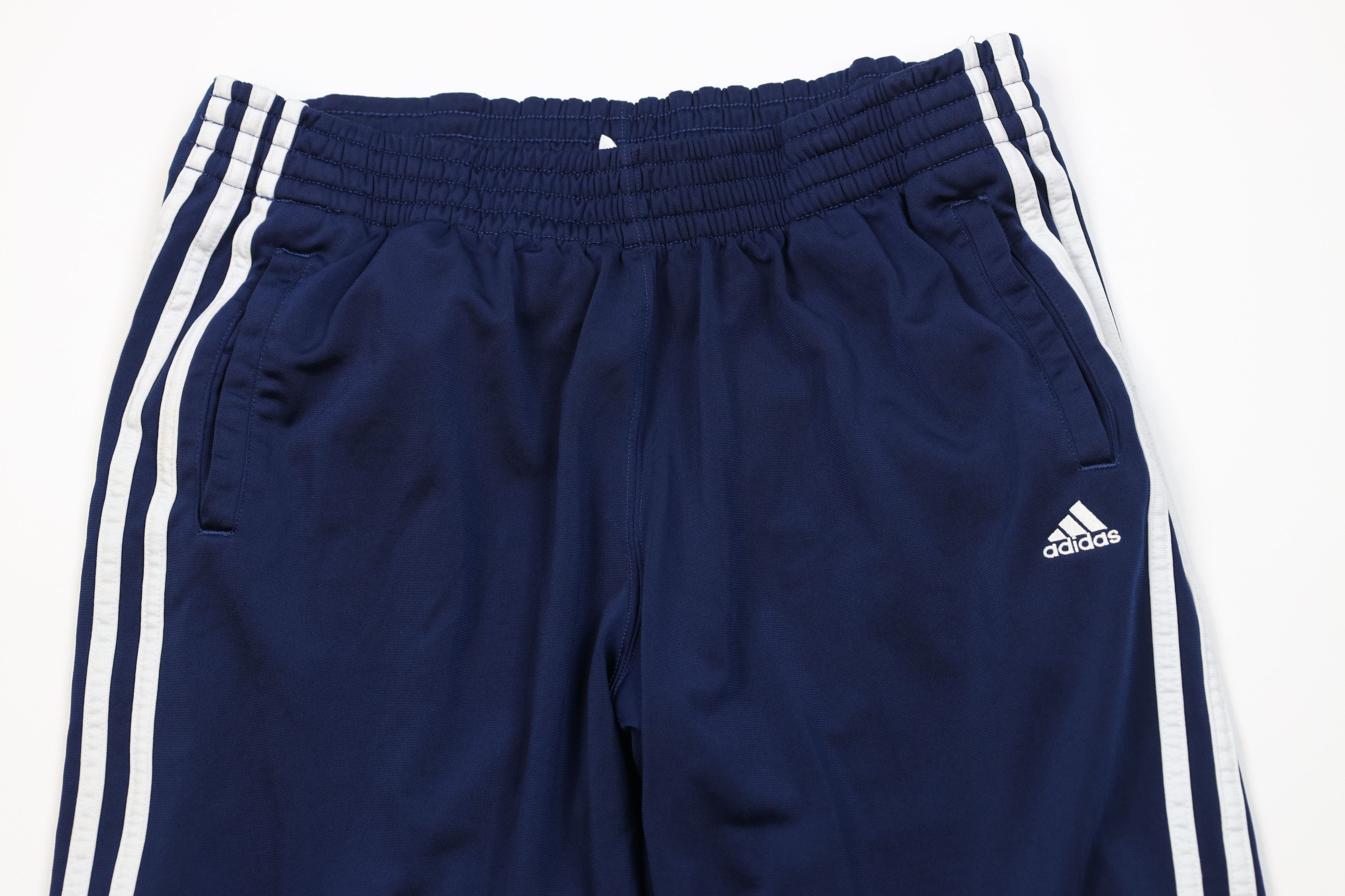 Adidas Vintage Adidas Spell Striped Tearaway Wide Leg Pants Blue Size US 32 / EU 48 - 2 Thumbnail