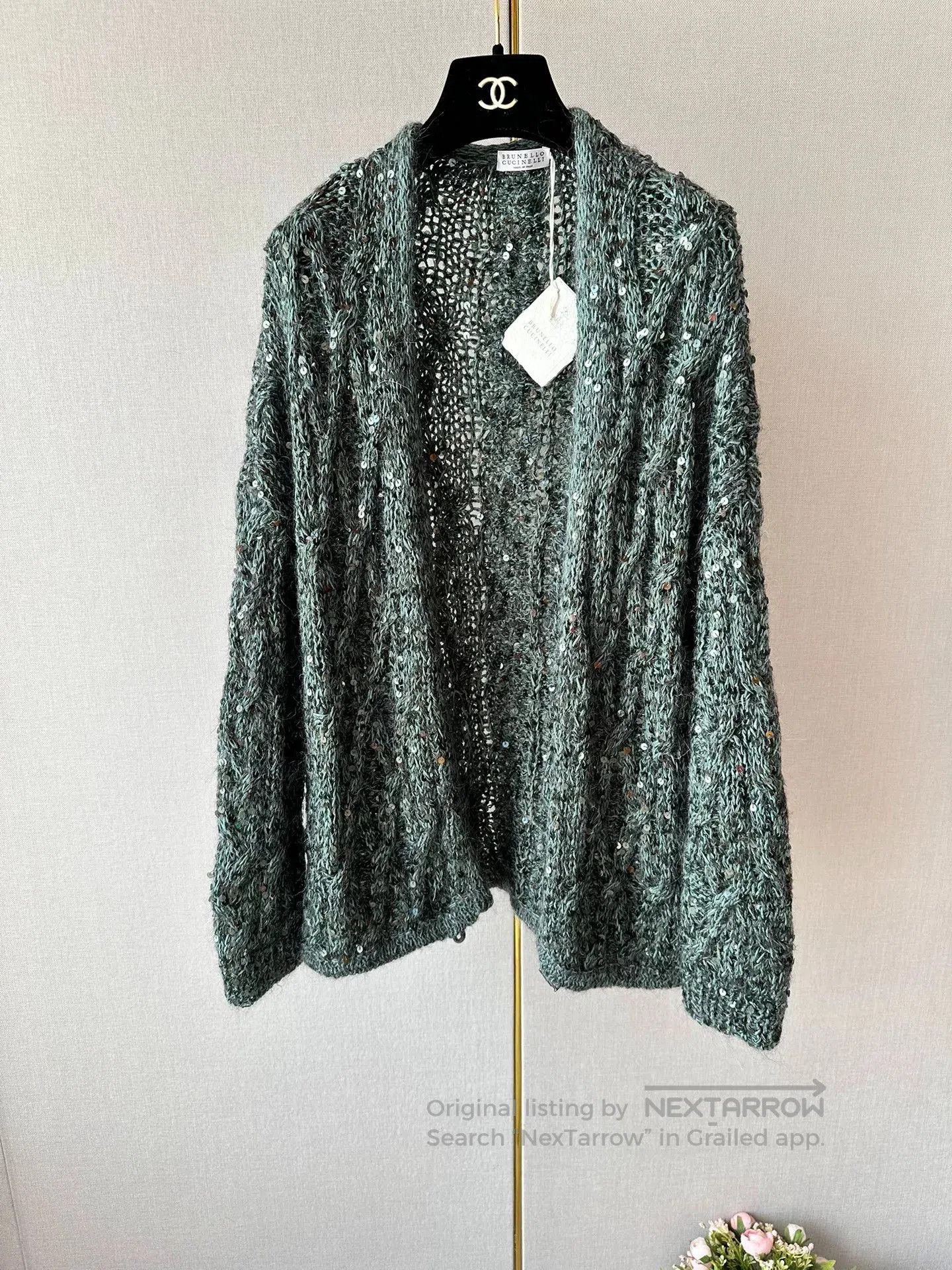 Brunello Cucinelli BC Brand Women's Knit Coat. Size M / US 6-8 / IT 42-44 - 1 Thumbnail