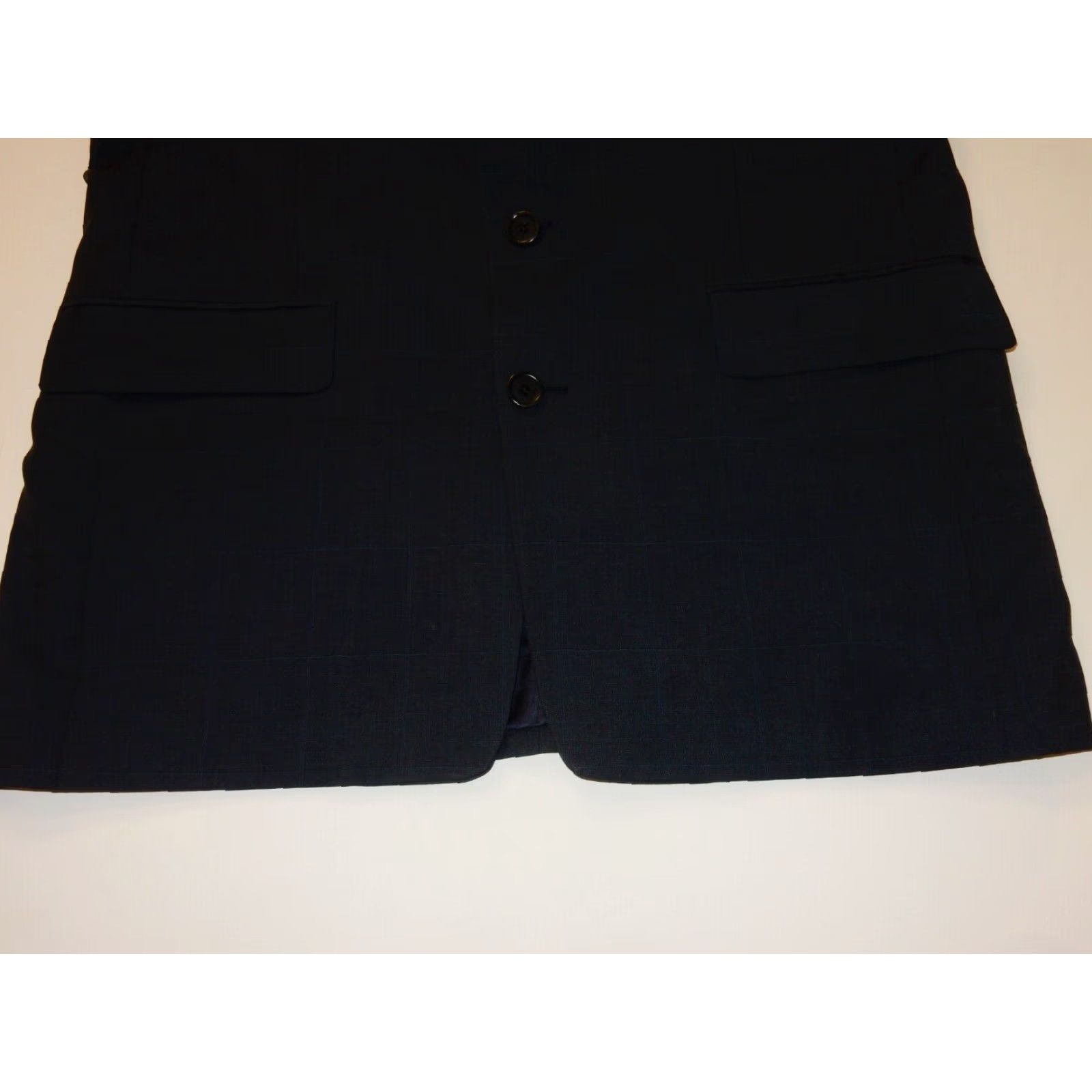 Karl Lagerfeld VINTAGE Karl Lagerfeld Men's Blazer Sport Coat Jacket Size 40R Wool Blue Size 40R - 3 Thumbnail